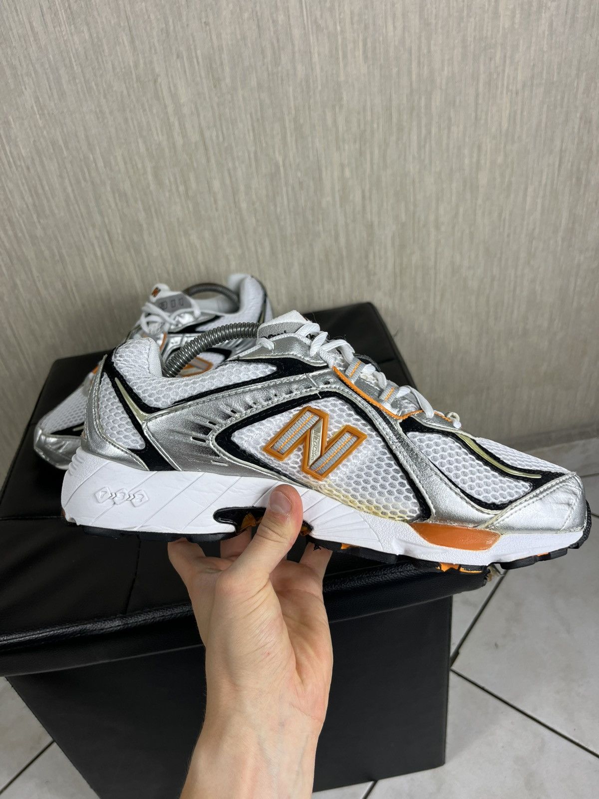 New Balance × Vintage Vintage New Balance 911 retro silver classic shoes sneakers Size US 9 / EU 42 - 16 Thumbnail