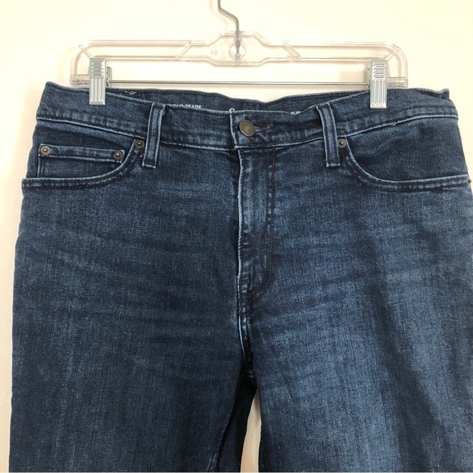 Other Goodfellow & Co. Denim Straight Leg Slim Fit Blue Wash Jeans Size US 34 / EU 50 - 4 Thumbnail