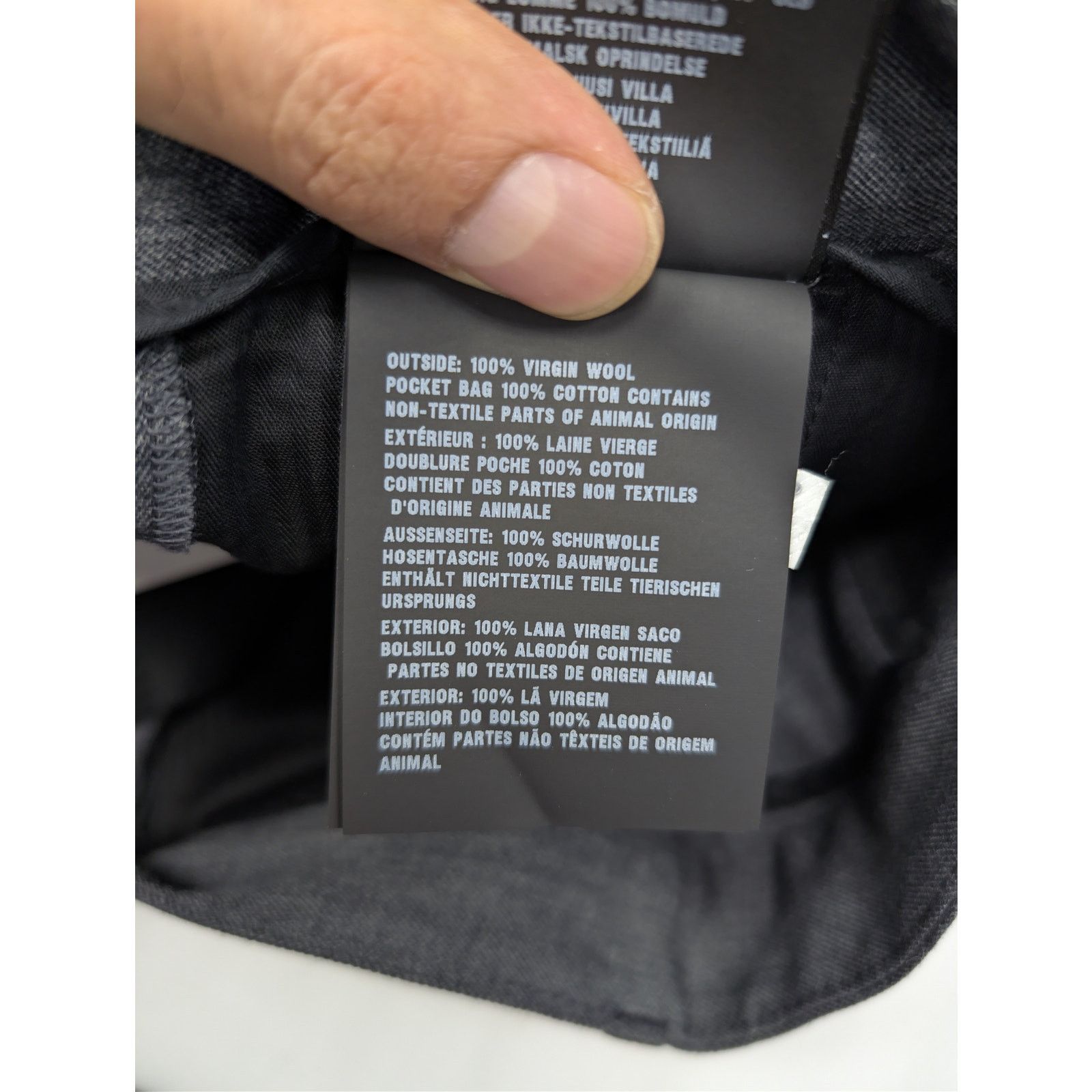Prada o1rshd1 Gabardine Casual Pants in Grey Size US 30 / EU 46 - 17 Thumbnail