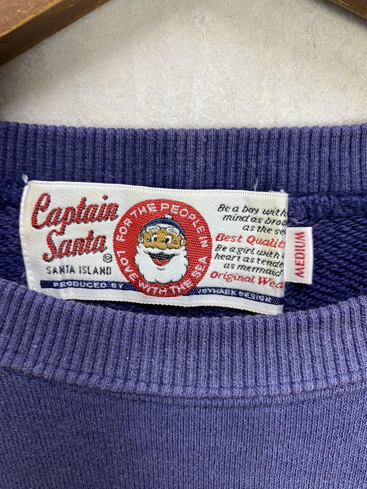 Vintage Vintage 90s Captain Santa Sweatshirt Made In Japan Size M Size US M / EU 48-50 / 2 - 8 Thumbnail