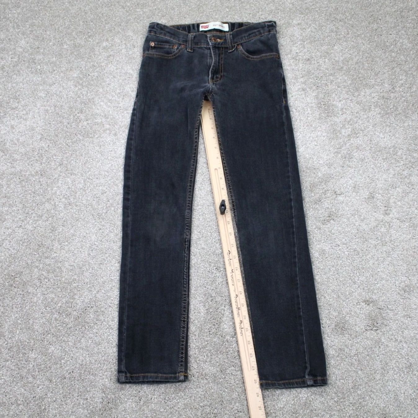 Levi's Levi's 510 Jeans Womens 12 Regular Black Skinny 5-Pocket Denim Stretch Polyester Shaping City College Mens Womens Girls Size 34" / US 12 / IT 48 - 3 Thumbnail