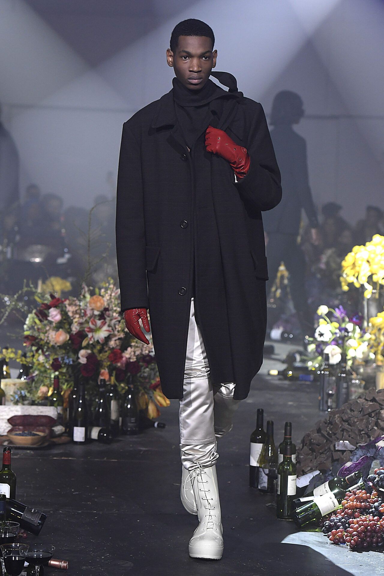 Raf Simons Raf Simons 18FW Wool Coat Red Grailed