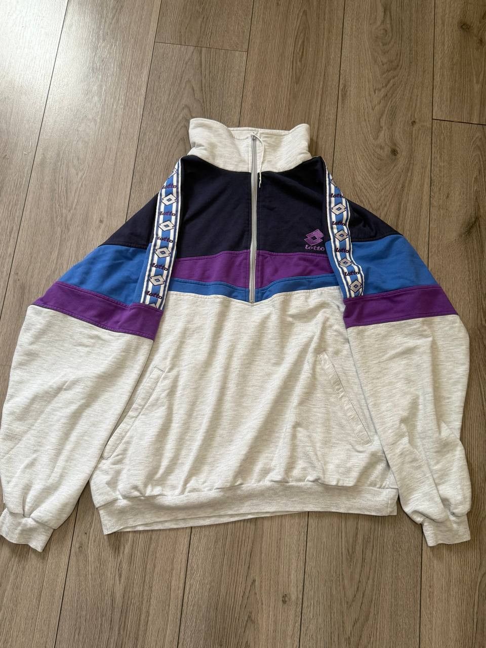 Lotto Sport Vintage 80s Lotto Sweatshirt Int'l Team Mens Size L Size US L / EU 52-54 / 3 - 2 Thumbnail