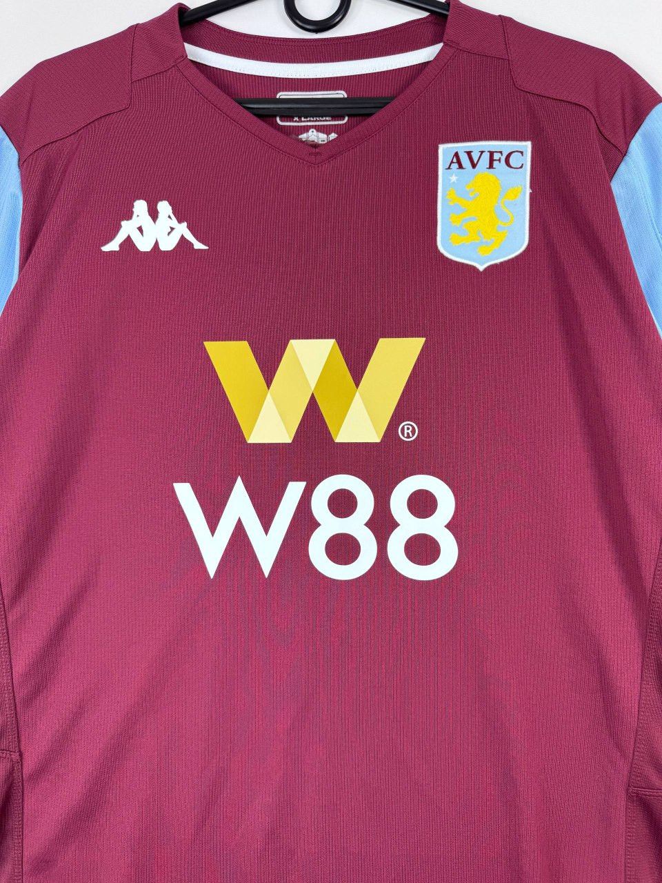 Kappa Aston Villa 2019 2020 Home Shirt Kappa Berry #40 Football XL Size US XL / EU 56 / 4 - 2 Thumbnail