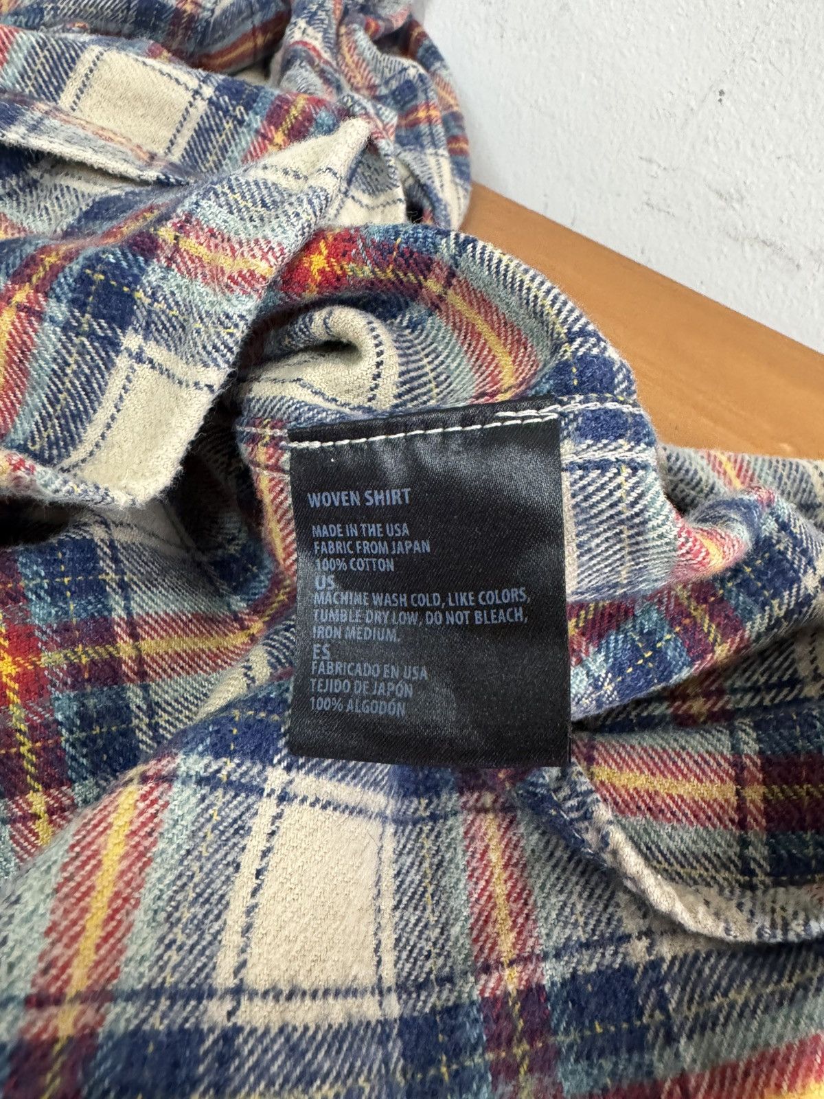 Freenote Cloth Freenote Cloth Plaid Flannel Shirt Western Blue Red S Size US S / EU 44-46 / 1 - 5 Thumbnail