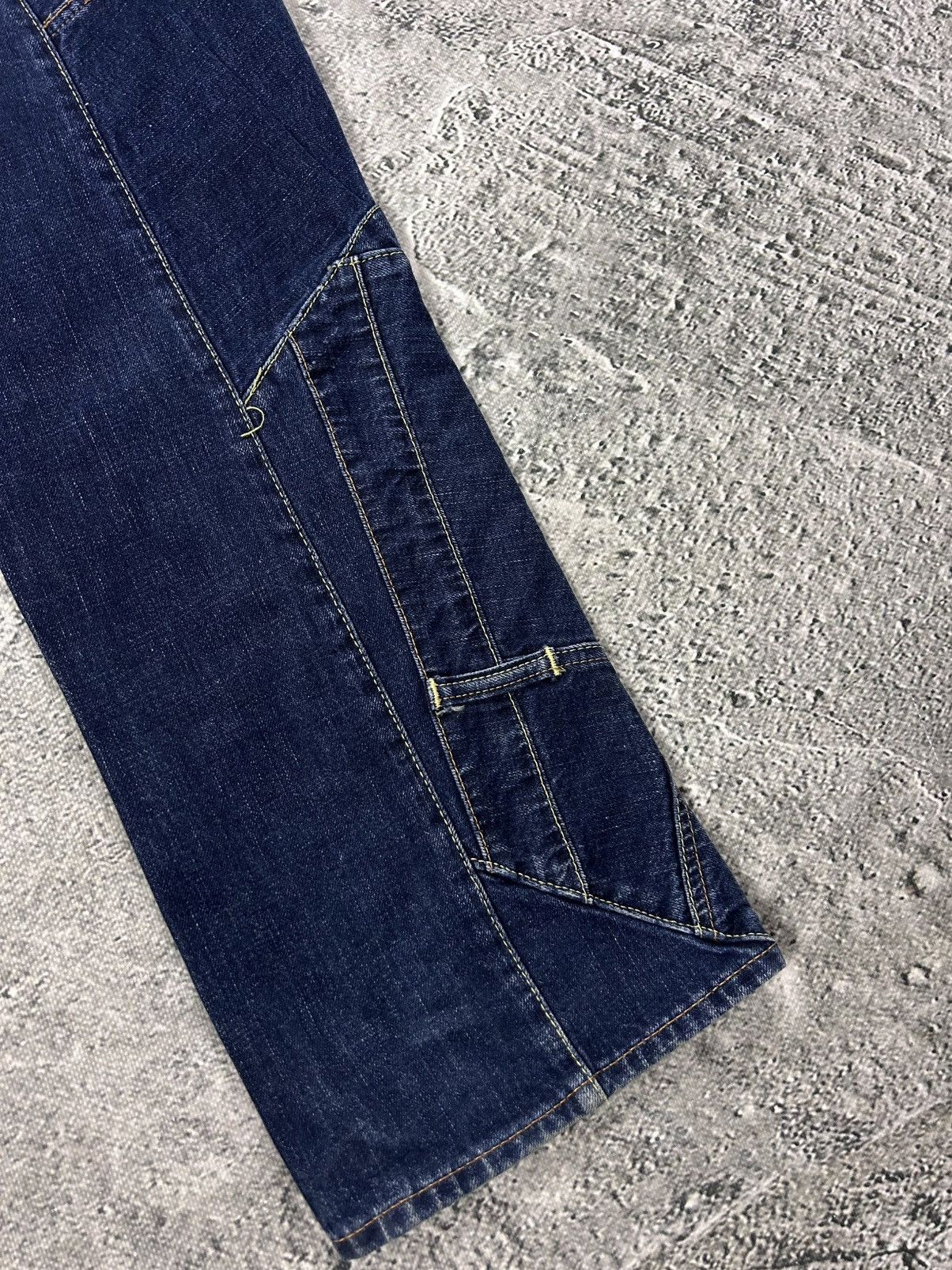 Evisu Evisu EU ED jeans vintage denim pants patchwork navy Y2K Size US 30 / EU 46 - 6 Thumbnail
