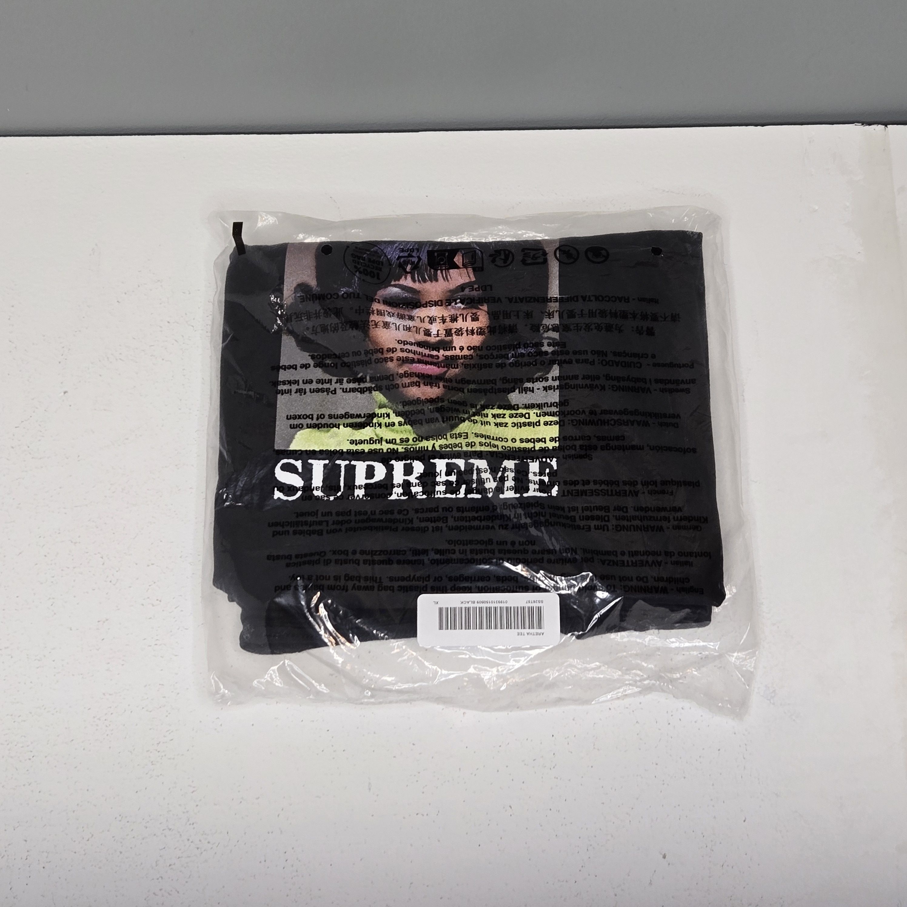 Supreme Supreme Bubble Graffiti Tee Black Pink letter Sz XL | Grailed