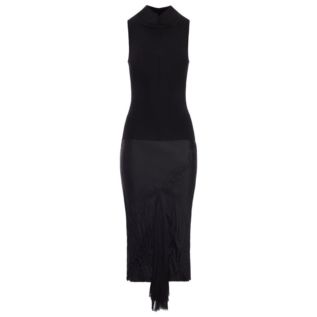 rick owens asymmetric dress Rick Owens Asymmetrical Midi Dress