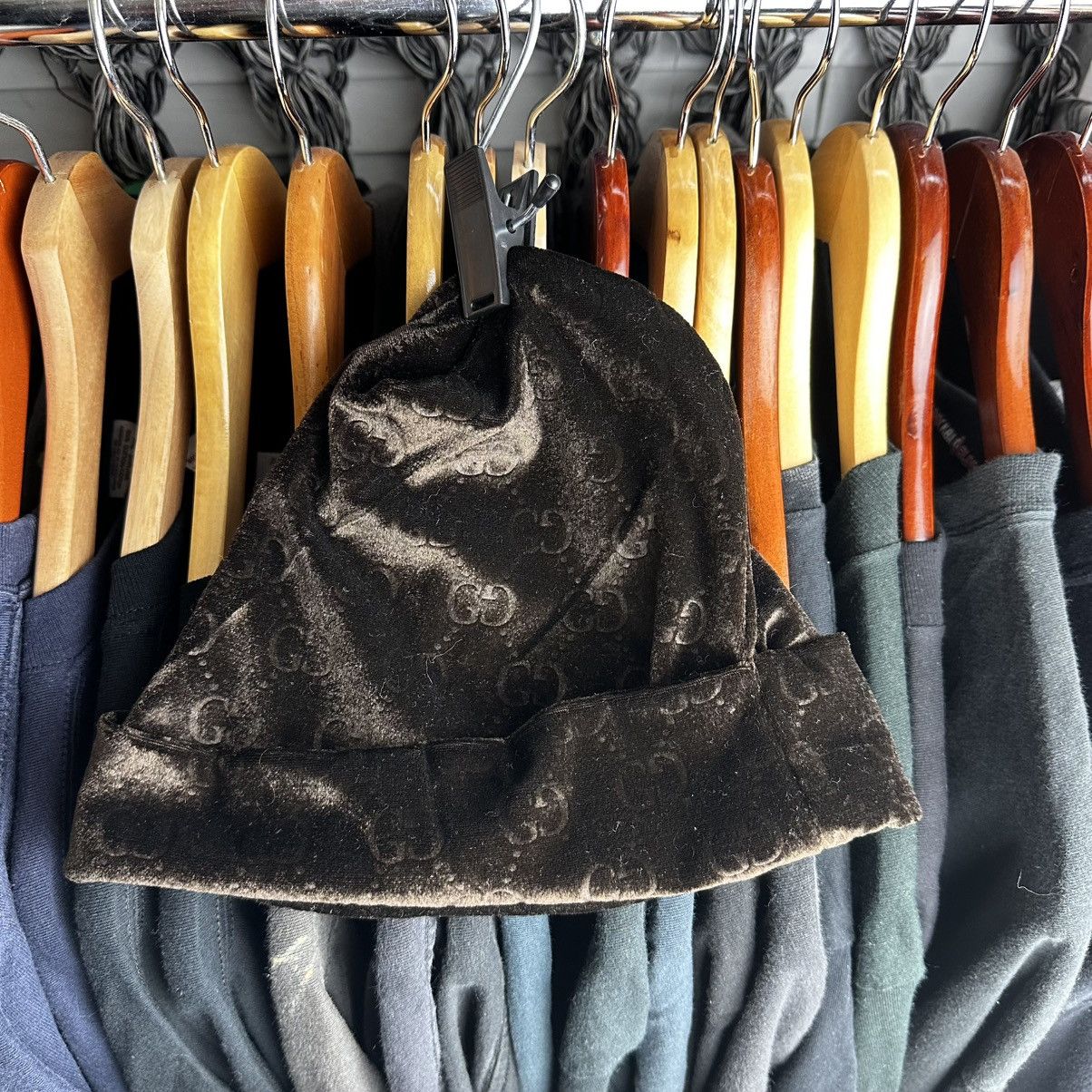 Gucci Vintage Brown Gucci Velour Tracksuit w/Beanie *Bootleg* Size US XXL / EU 58 / 5 - 5 Thumbnail