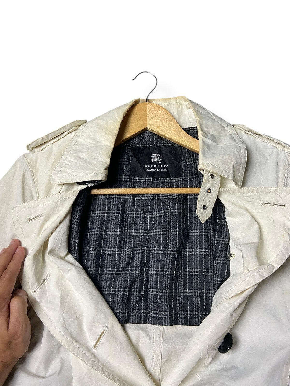 Burberry Burberry Black Label Double Breasted Trench Coat (140) Size US XXS / EU 40 - 3 Thumbnail