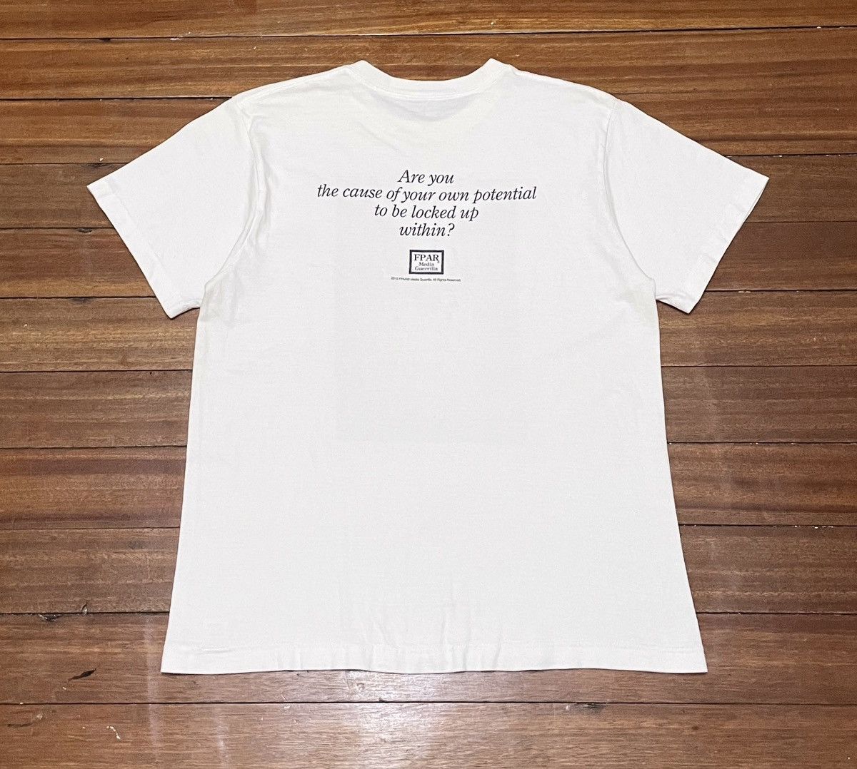 FPAR × Japanese Brand Very Rare Design Japanese Brand FPAR T-shirt 2010s Size US M / EU 48-50 / 2 - 2 Thumbnail