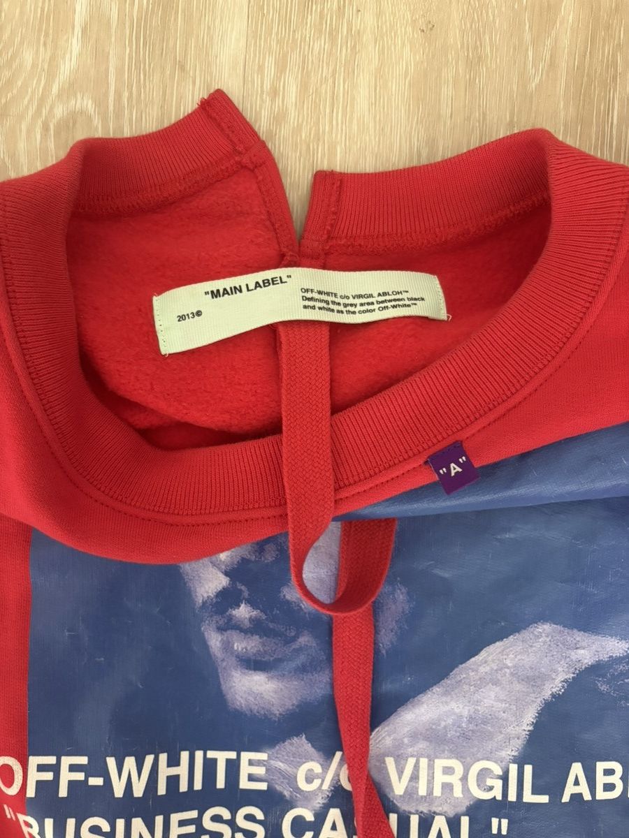 Off-White FW 2019 Red Offwhite Sweater Size US M / EU 48-50 / 2 - 3 Thumbnail