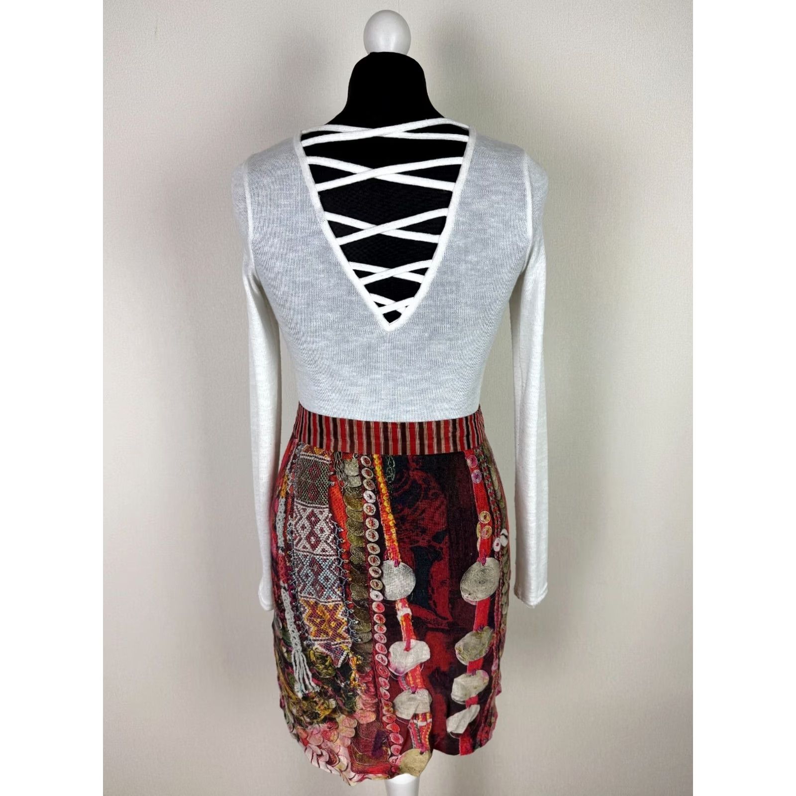 Desigual Desigual womens skirt Size 44 Multicoloured Size 30" / US 8 / IT 44 - 5 Thumbnail