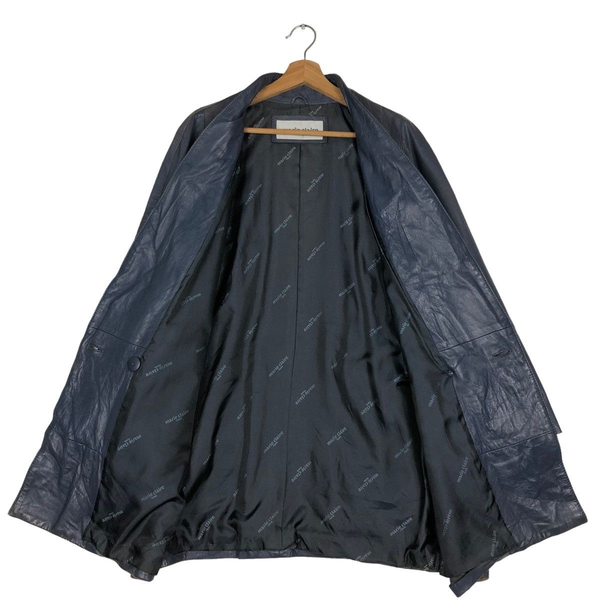 Japanese Brand 🔥VINTAGE LEATHER JACKET MARIE CLAIRE ISSEY MIYAKE Size US M / EU 48-50 / 2 - 13 Thumbnail