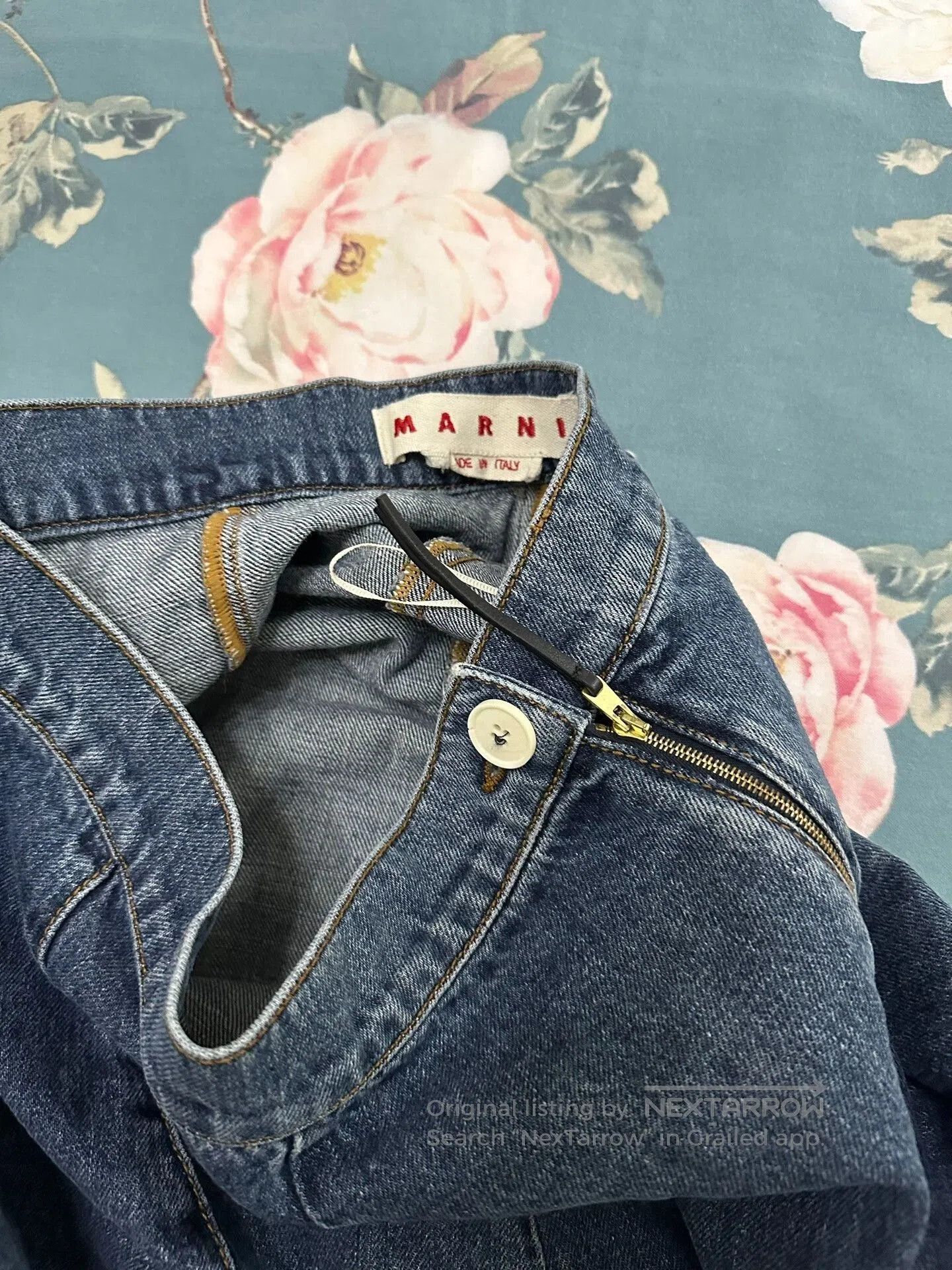 Marni Marni Irregular Hem Denim Skirt. Size 26" / US 2 / IT 38 - 5 Thumbnail