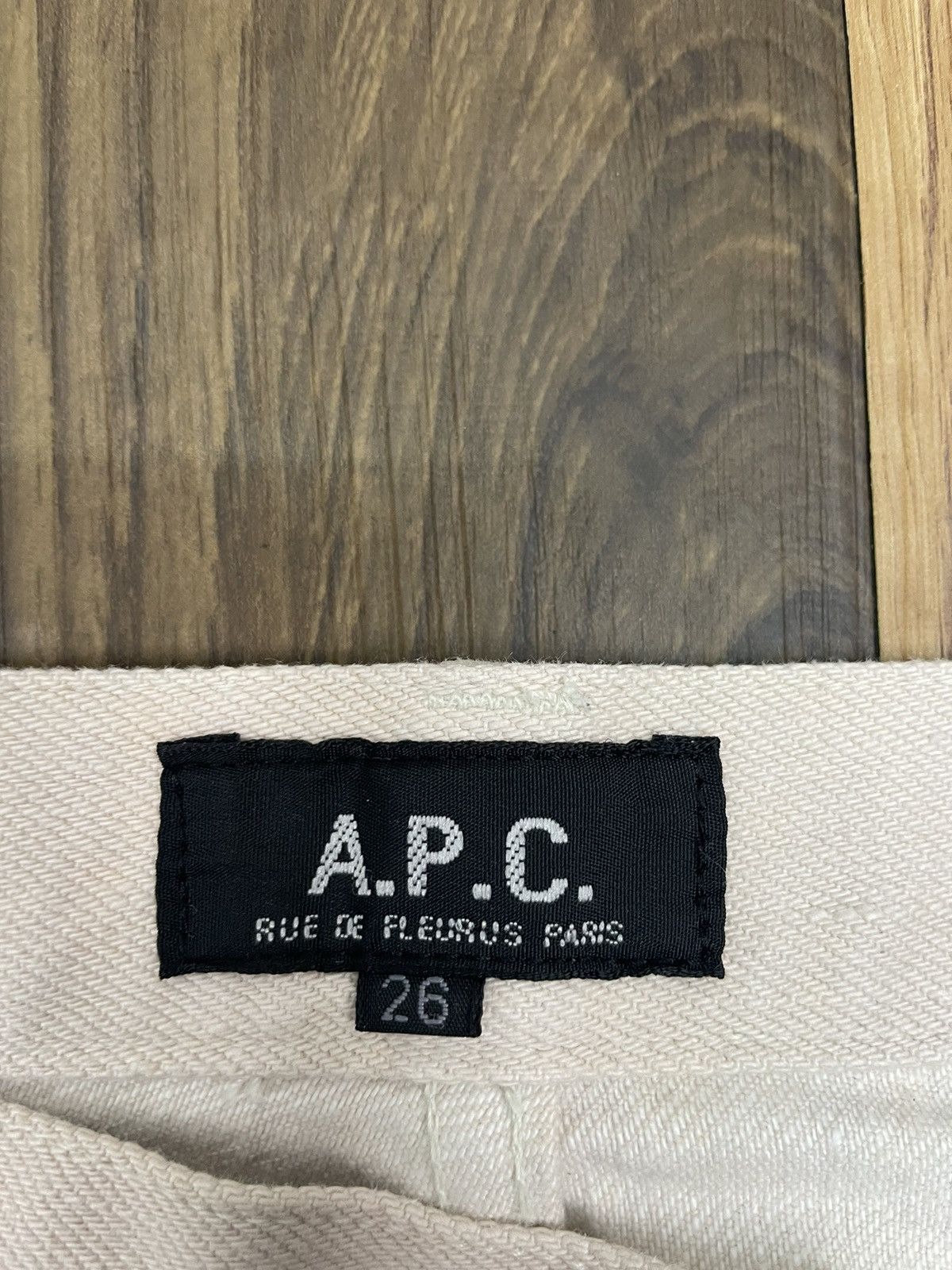 A.P.C. Vintage APC Jeans Selvedge Denim White Size 28 Size US 28 / EU 44 - 6 Thumbnail