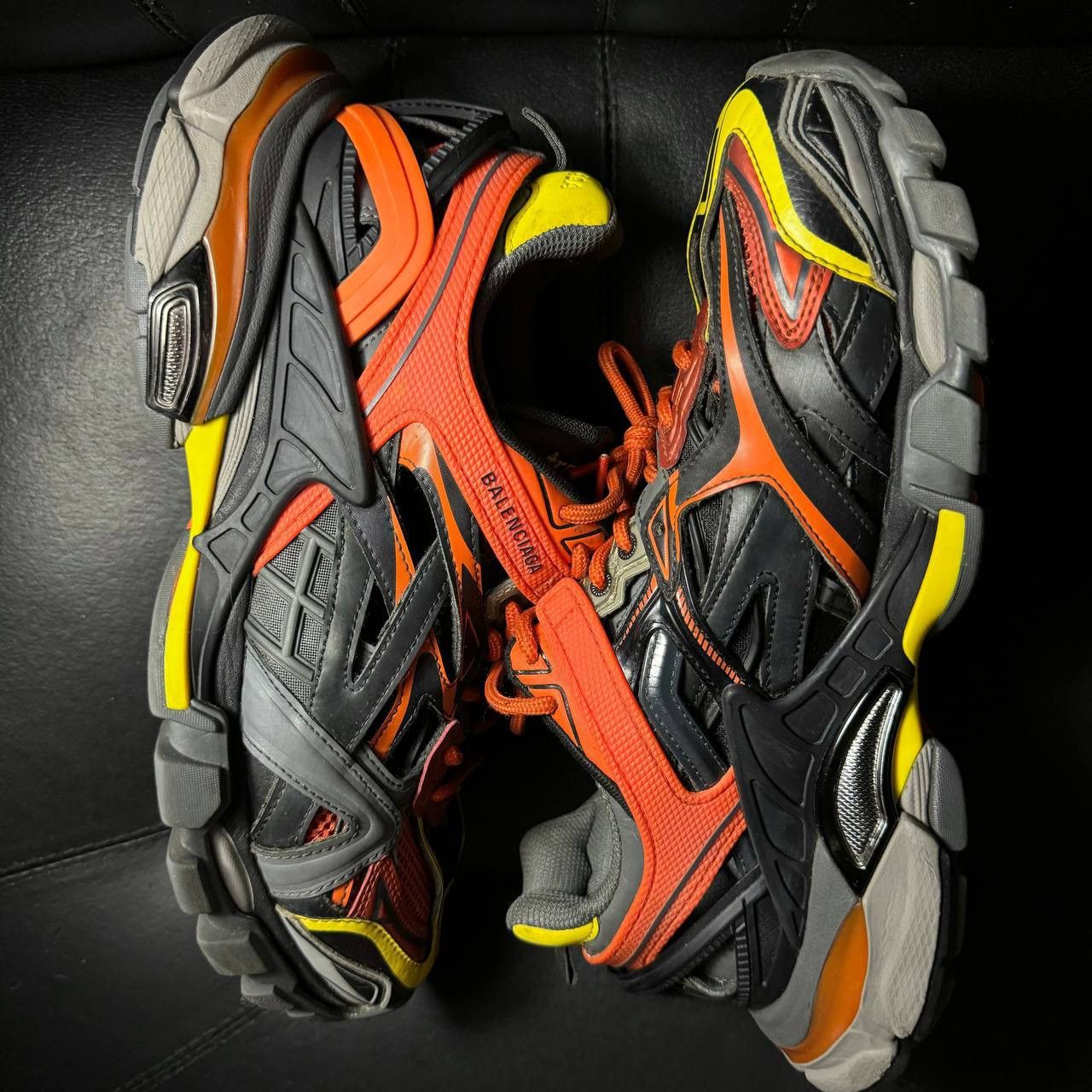 Balenciaga 41 sneakers Balenciaga track 2 orange gray Size US 8 / EU 41 - 4 Thumbnail