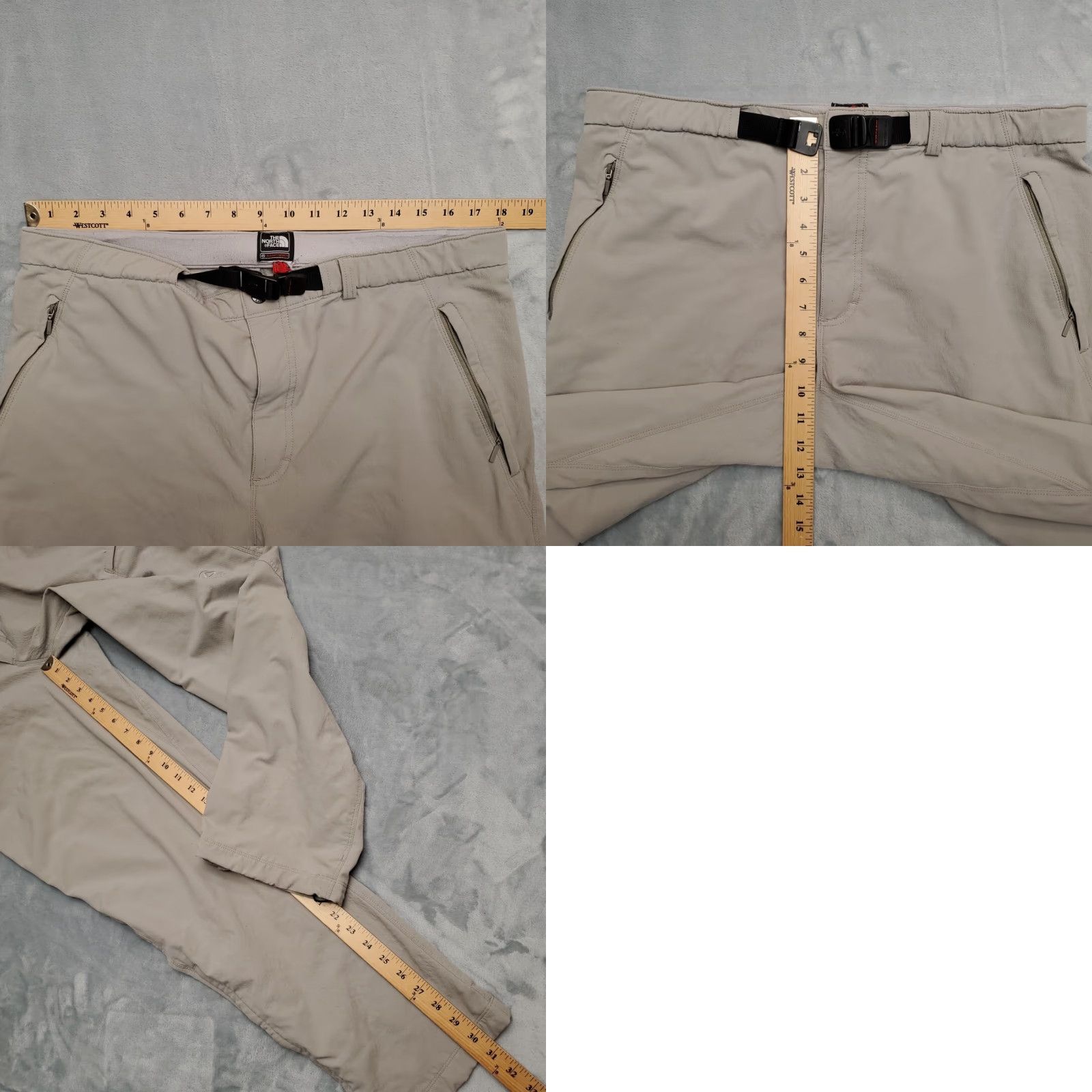 The North Face The North Face Pants Womens 36x31 Beige Lightweight Hike Cargo Outdoor Gorp Size 25" / US 0 / IT 36 - 9 Thumbnail