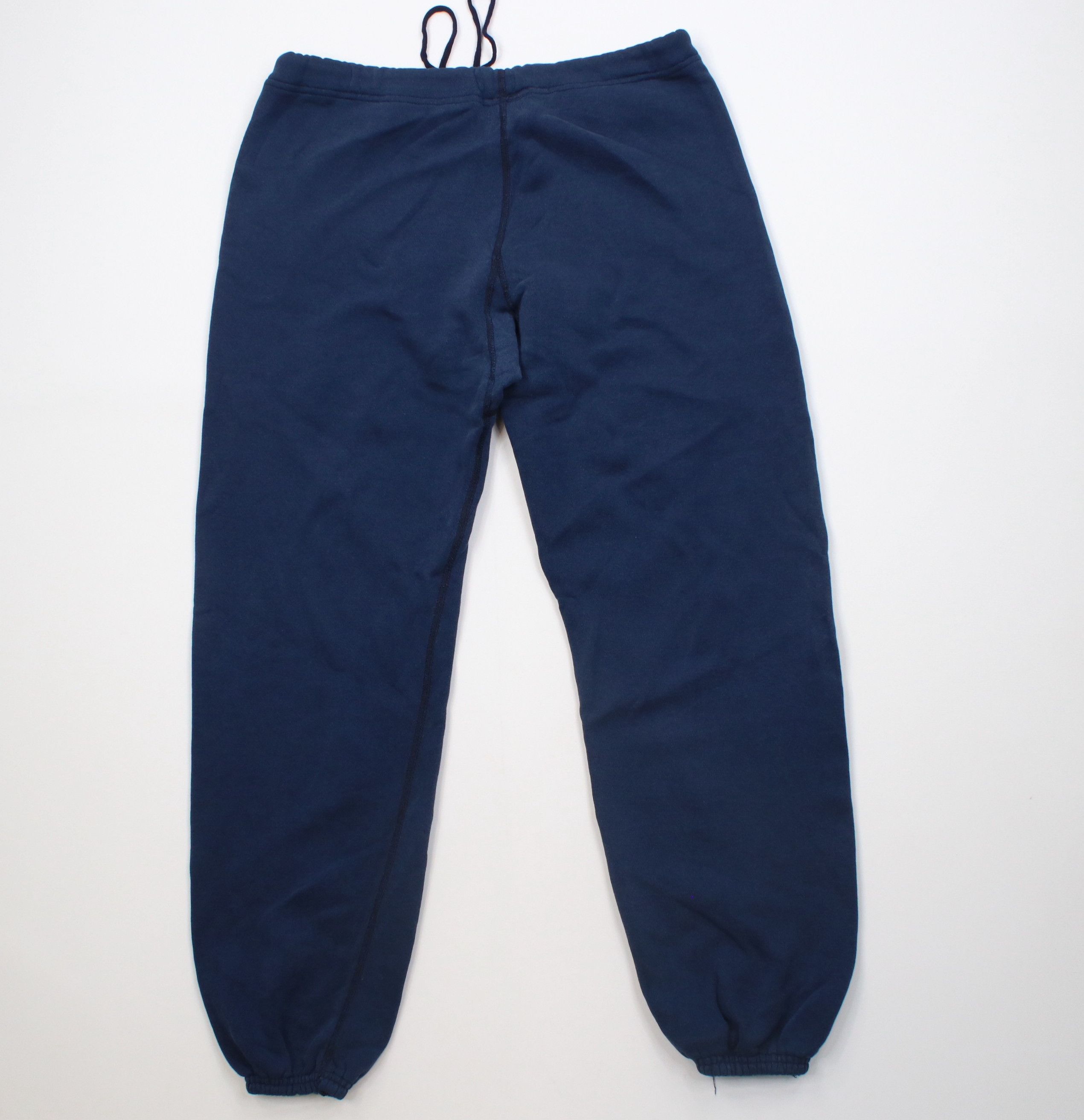 Vintage Vintage 70s 80s Heavyweight Sweatpants Joggers Navy Blue USA Size US 36 / EU 52 - 8 Thumbnail