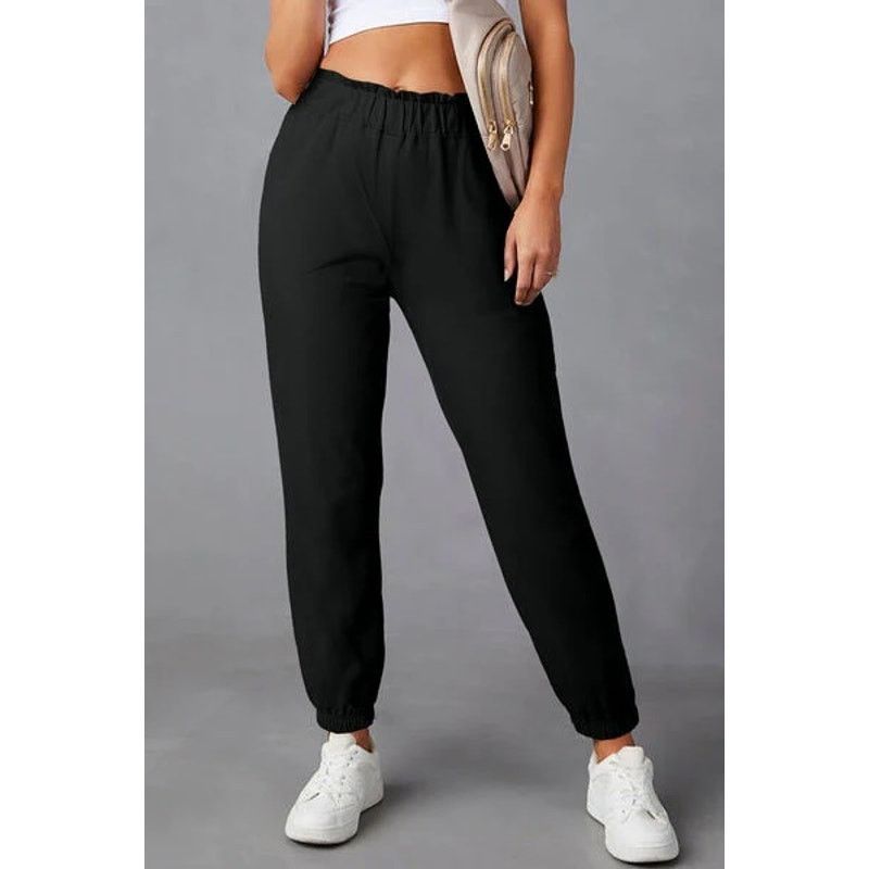 Athleta ATHLETA Black Soft Elastic Waist Jogger w/ Pockets Sz 2 Size 26" / US 2 / IT 38 - 1 Thumbnail