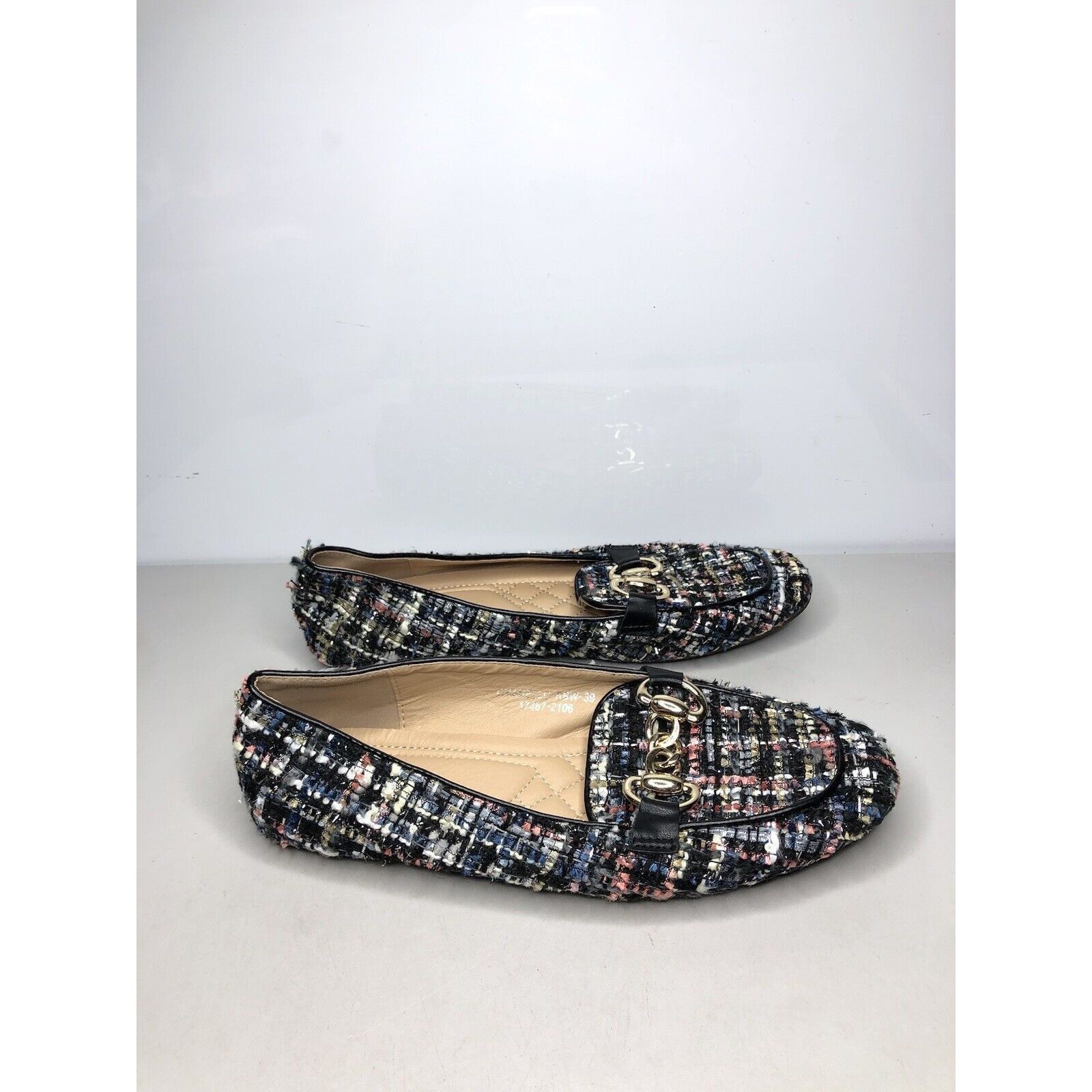 Spring Court Patrizia Spring Step Chanello Multicolor Fabric Leather Flat Size US 8.5 / IT 38.5 - 1 Thumbnail