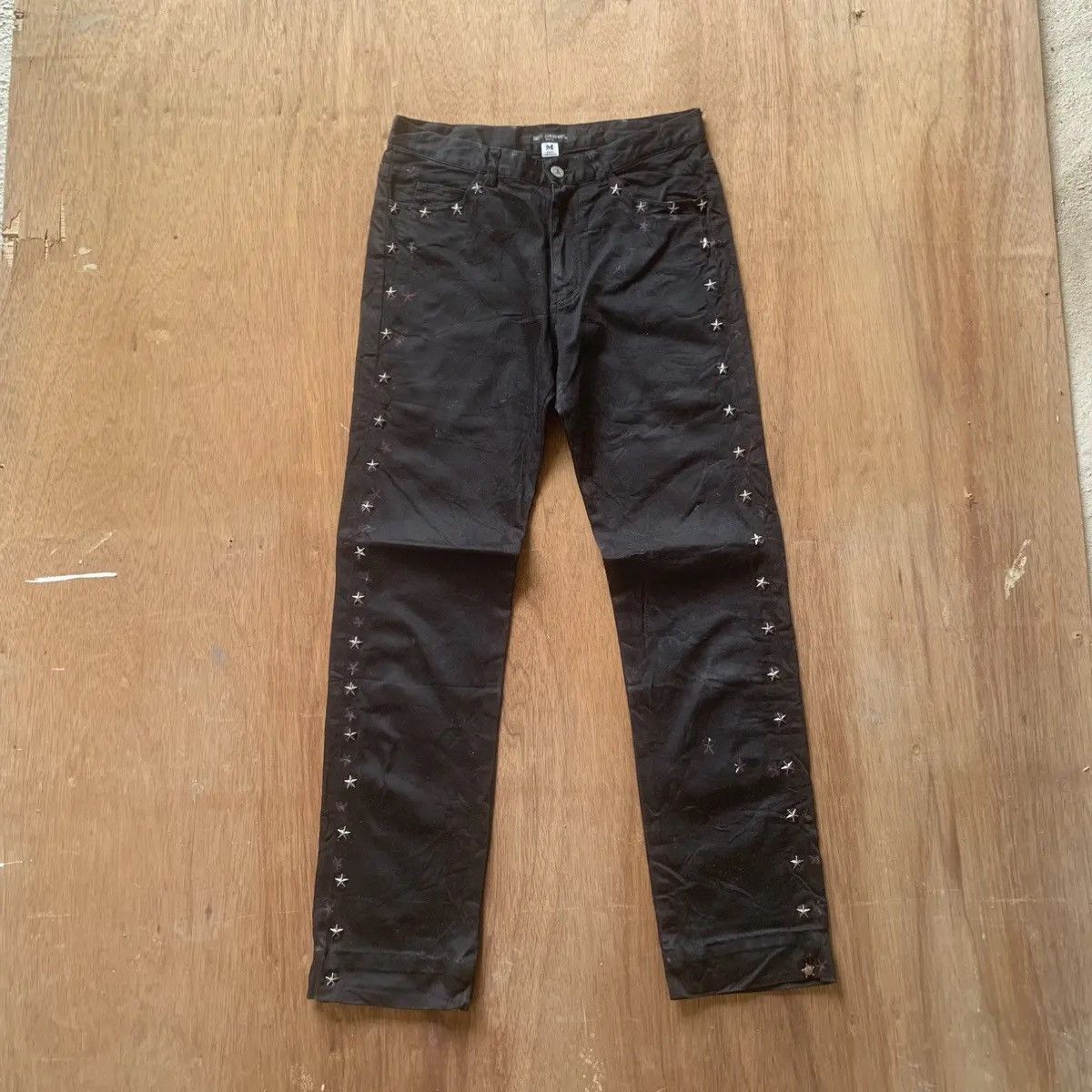 semanticdesign OZONE TOKYO JAPANESE TROUSERS SPIKE STARTS BLACK PANTS Size US 28 / EU 44 - 1 Thumbnail