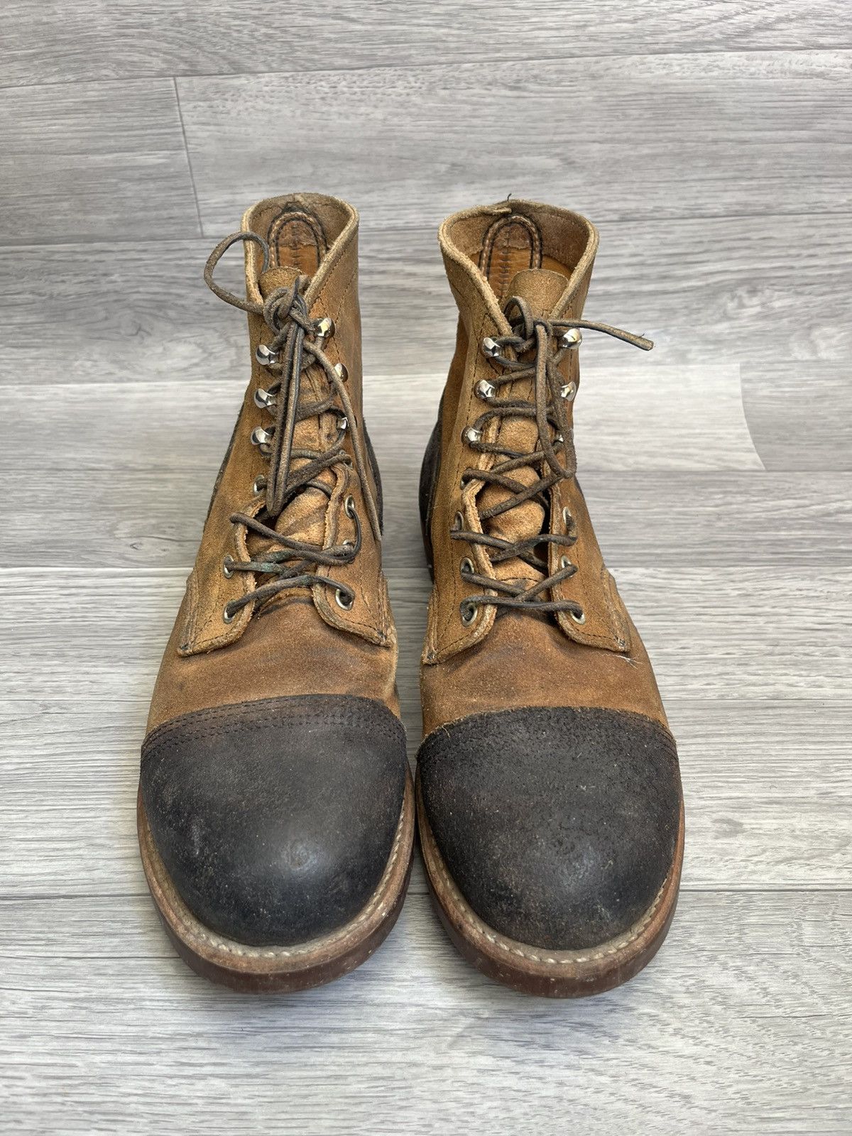 Red Wing Red wing iron ranger rough out biker boots sz 43 Size US 10 / EU 43 - 3 Thumbnail