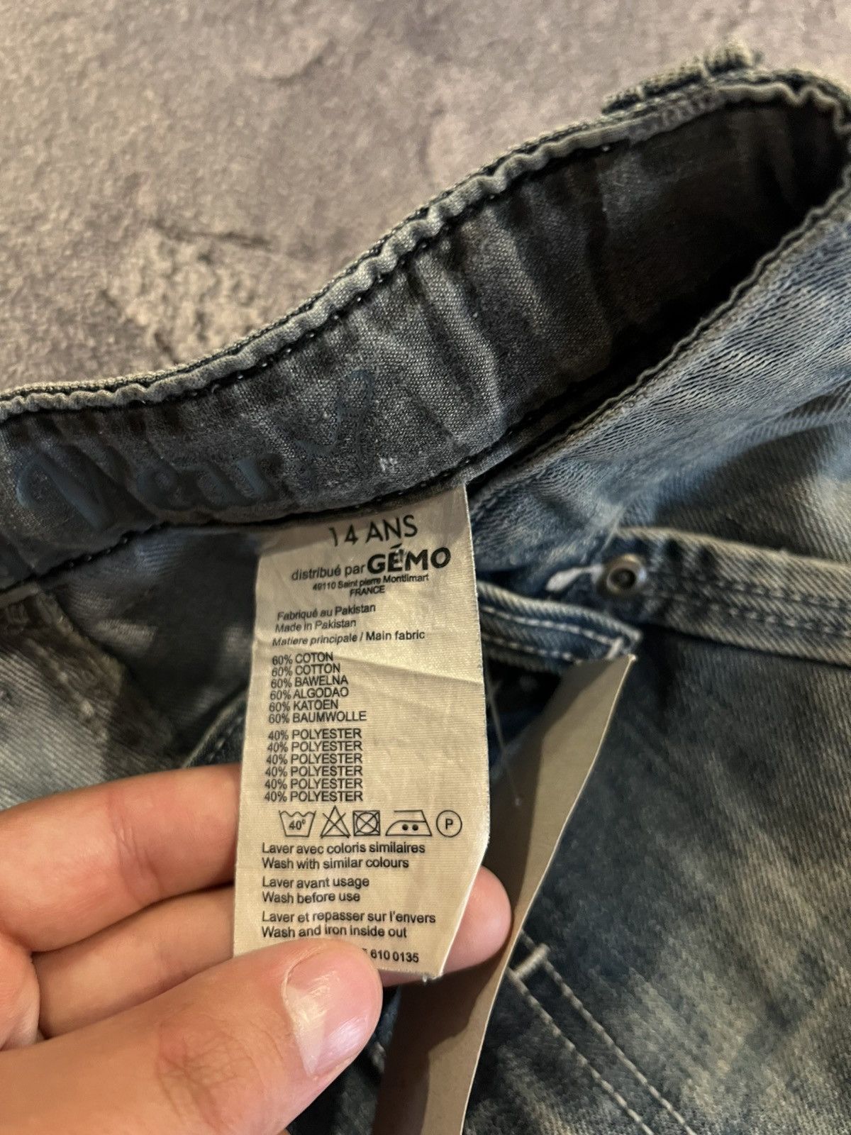 Vintage Y2K Baggy Streetwear Jean / Number Nine Style Drip Archive Size US 30 / EU 46 - 6 Thumbnail