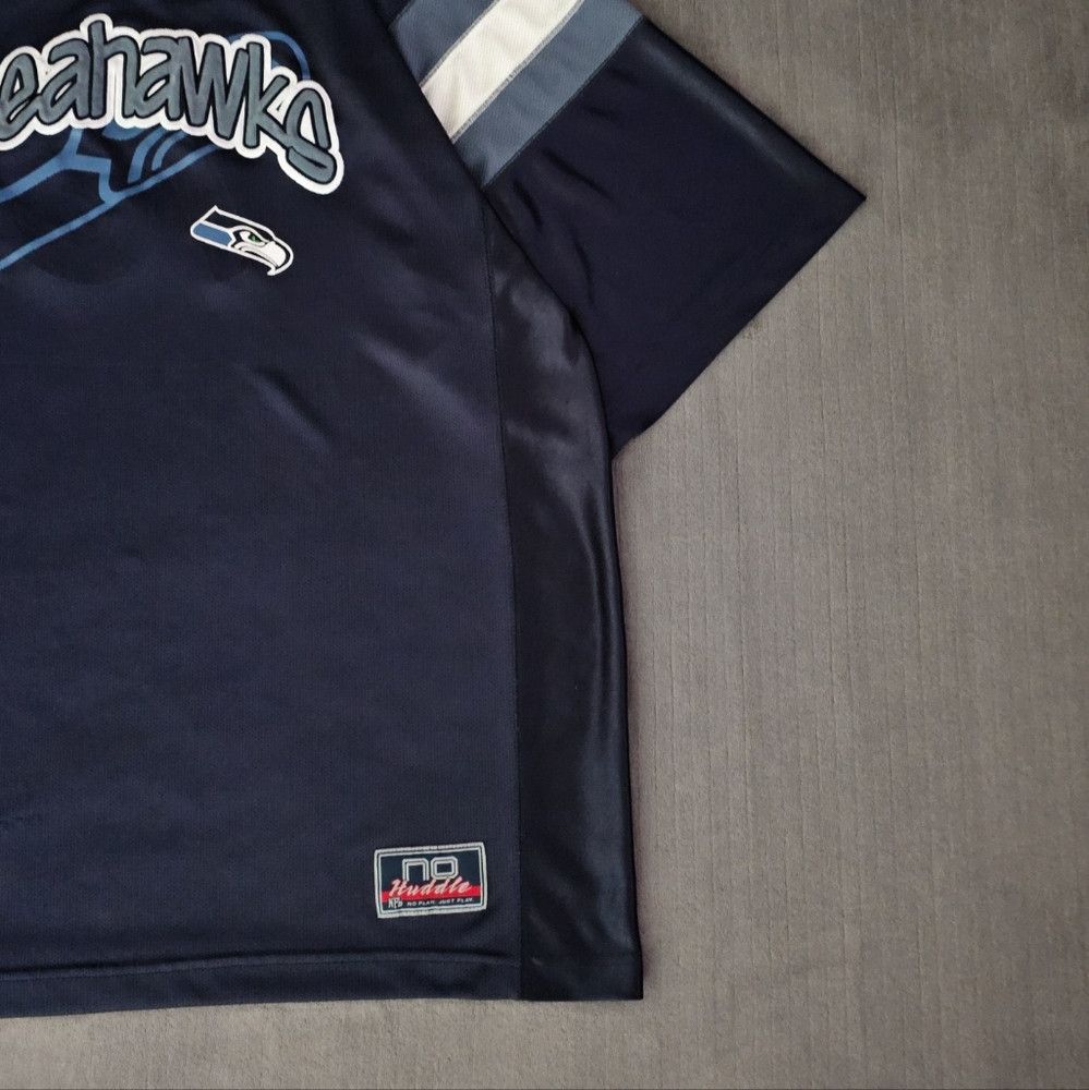 NFL No HudIdle NFL Seattle Seahawks Est 76 Throwback Jersey Siz Size US XXL / EU 58 / 5 - 4 Thumbnail