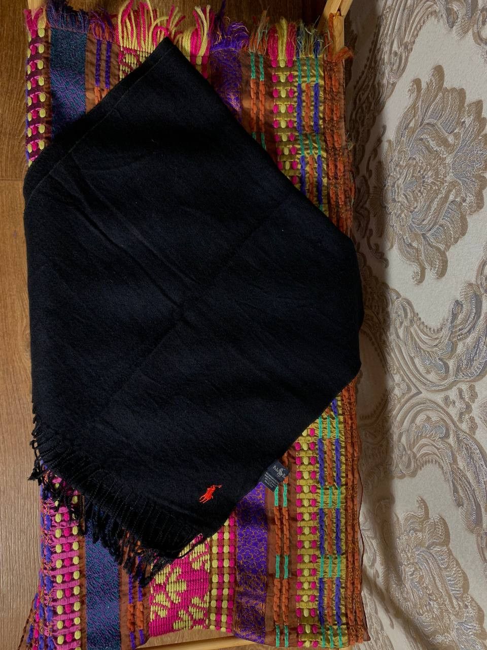 Polo Ralph Lauren Vintage Polo Ralph Lauren Wool Long Scarf Casual Retro 90s Size ONE SIZE - 2 Thumbnail