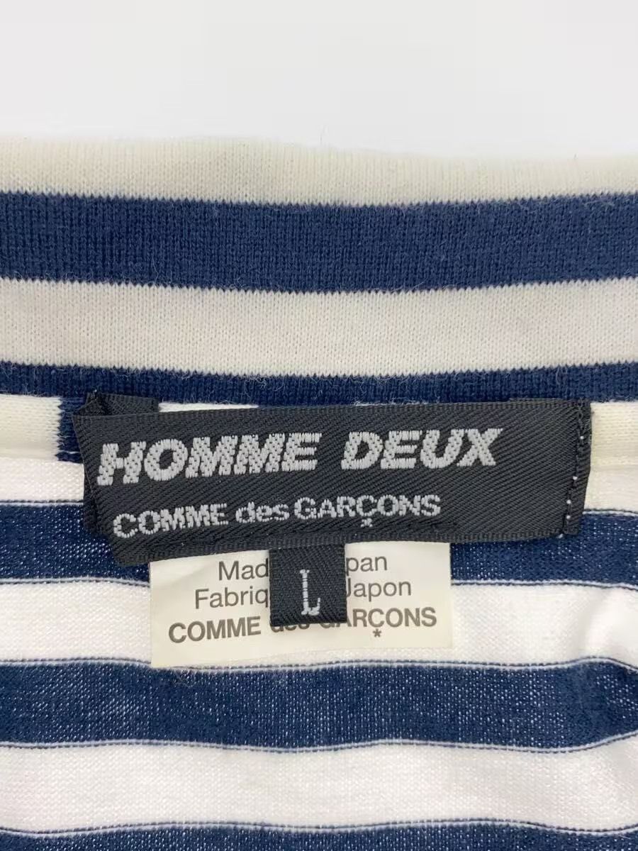 Comme des Garcons Homme Deux Striped Polo Shirt Size US L / EU 52-54 / 3 - 4 Thumbnail