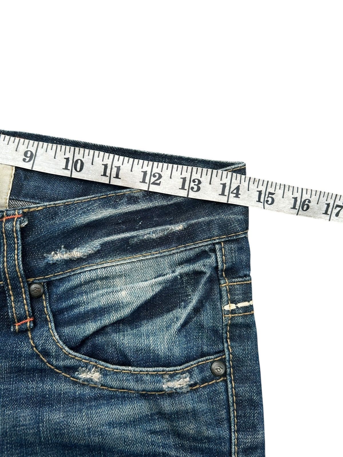 Kapital Flare YOSHITOMO NARA LOLITA JAPANESE Low rise Denim Jeans Size US 29 - 19 Thumbnail