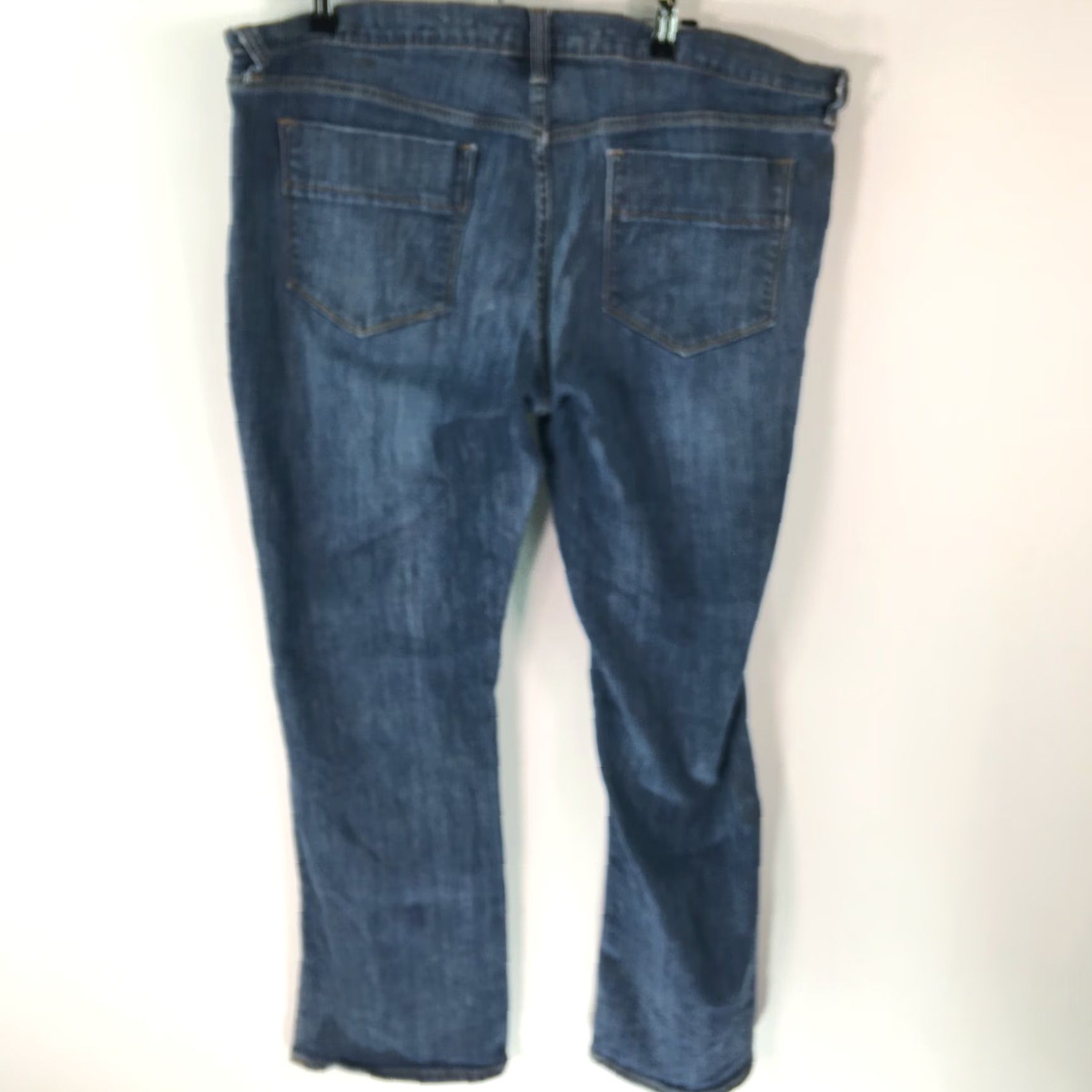 Old Navy Old Navy Jeans Denim Stretch Flat Front Casual 18 Short Blue Regular 5-Pocket Womens Size 40" / US 18 - 2 Thumbnail