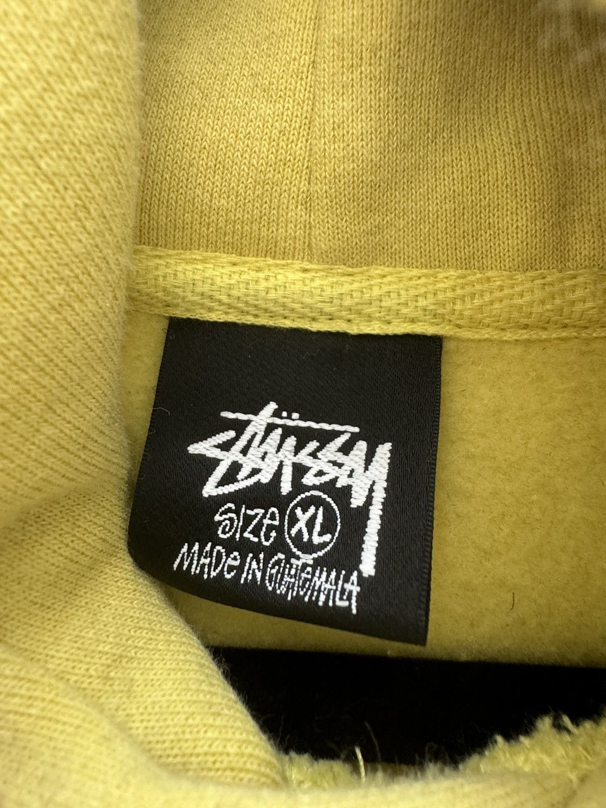 Stussy YELLOW BASIC LOGO STUSSY HOODIE Size US XL / EU 56 / 4 - 4 Thumbnail