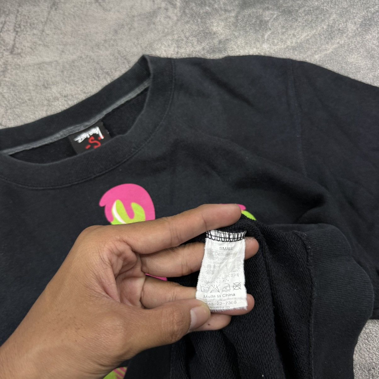 Stussy Vintage STUSSY crown lolli black sweat Size US M / EU 48-50 / 2 - 4 Thumbnail