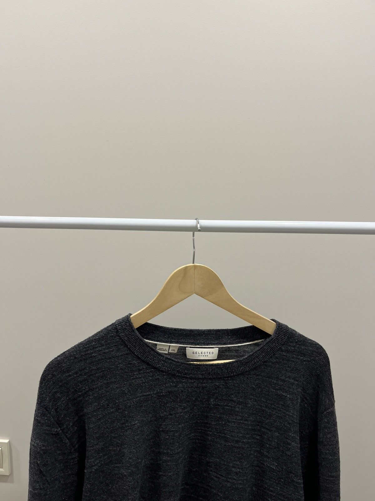 Selected Homme Selected Home Gray Sweater Rare Item Y2K Size US XXL / EU 58 / 5 - 2 Thumbnail