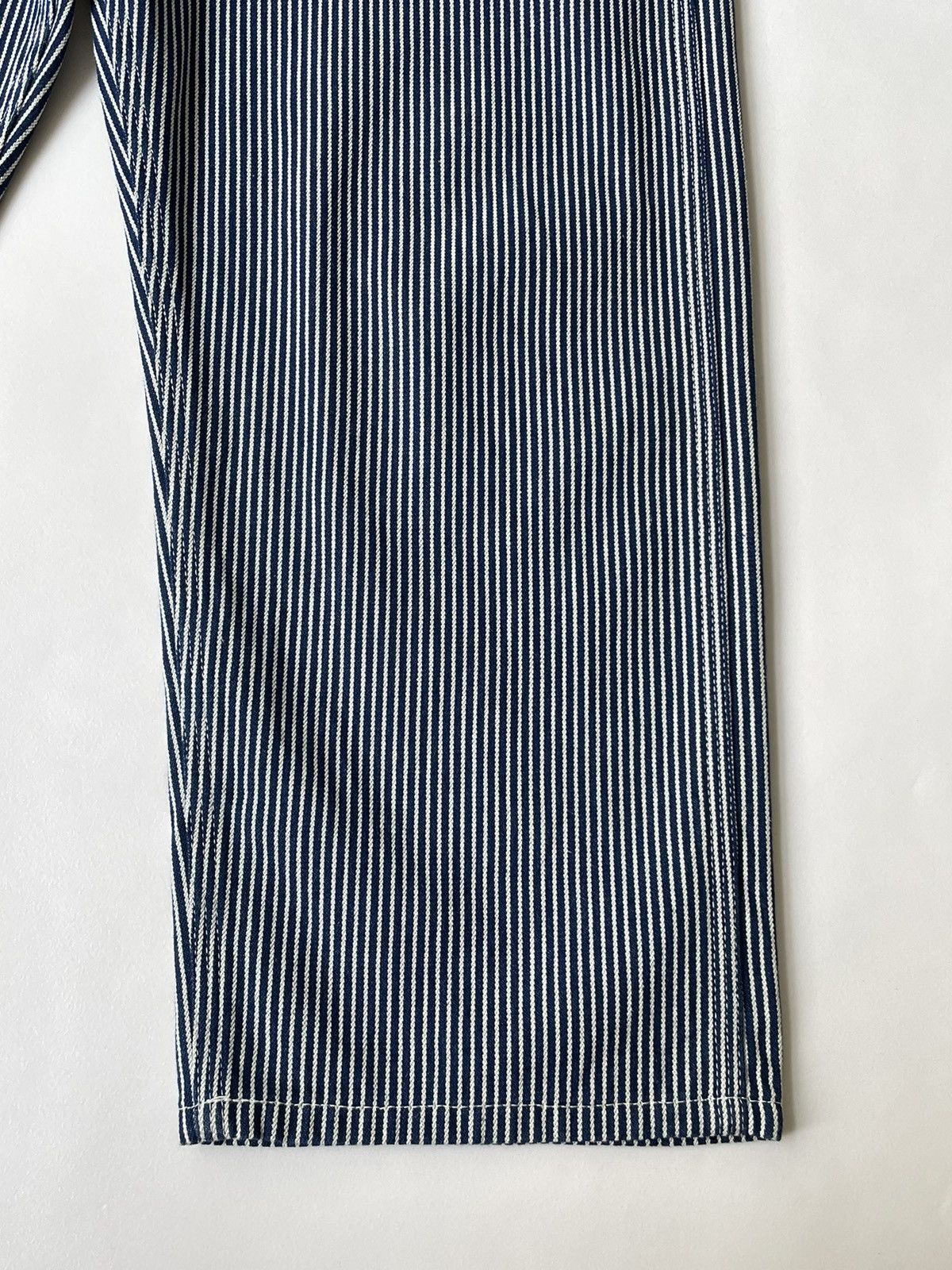 Comme des Garcons S/S 06 Wide Leg Striped Work Trousers Size US 34 / EU 50 - 10 Thumbnail