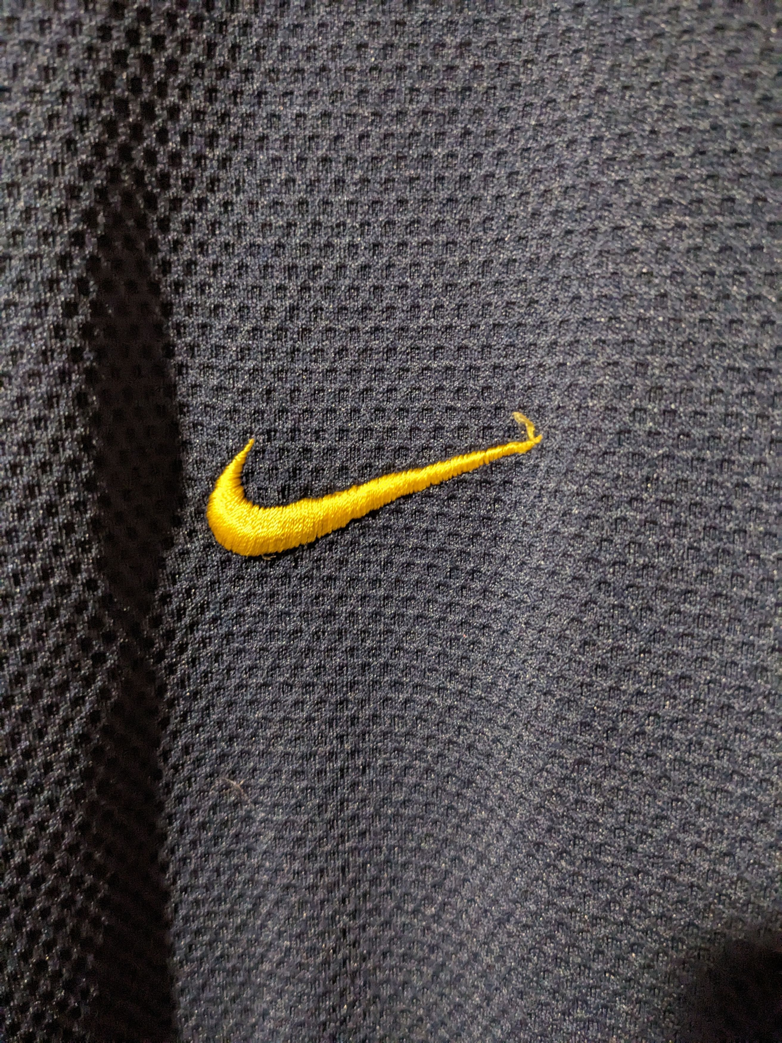 Nike × Vintage Vintage Y2K Nike Michigan Wolverines Dry Fit Shirt Size US XXL / EU 58 / 5 - 3 Thumbnail