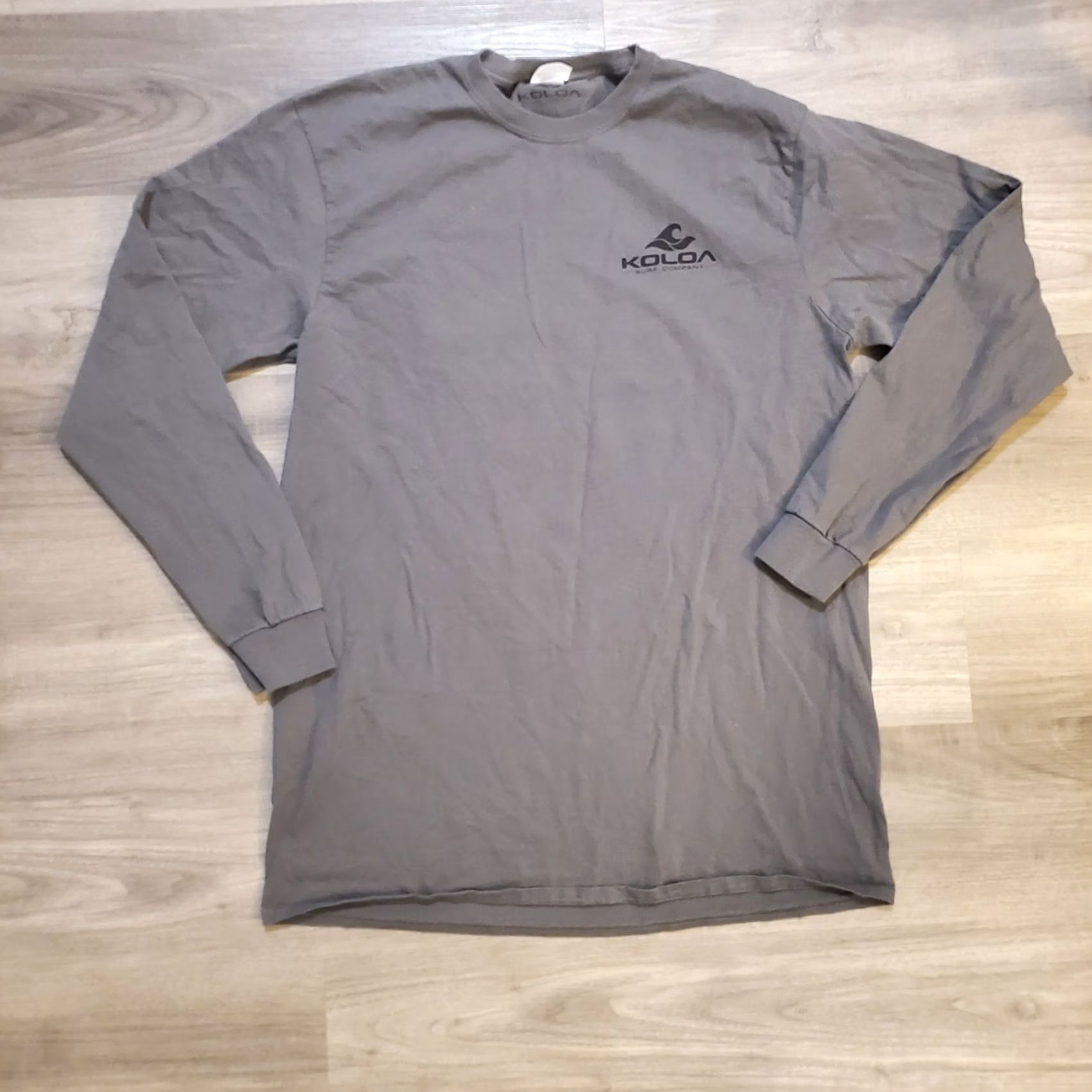 Vintage KOLOA Shirt Mens XLT Gray Surf Graphic Long Sleeve Hawaii Surfer Volkswagen Size US XL / EU 56 / 4 - 4 Thumbnail