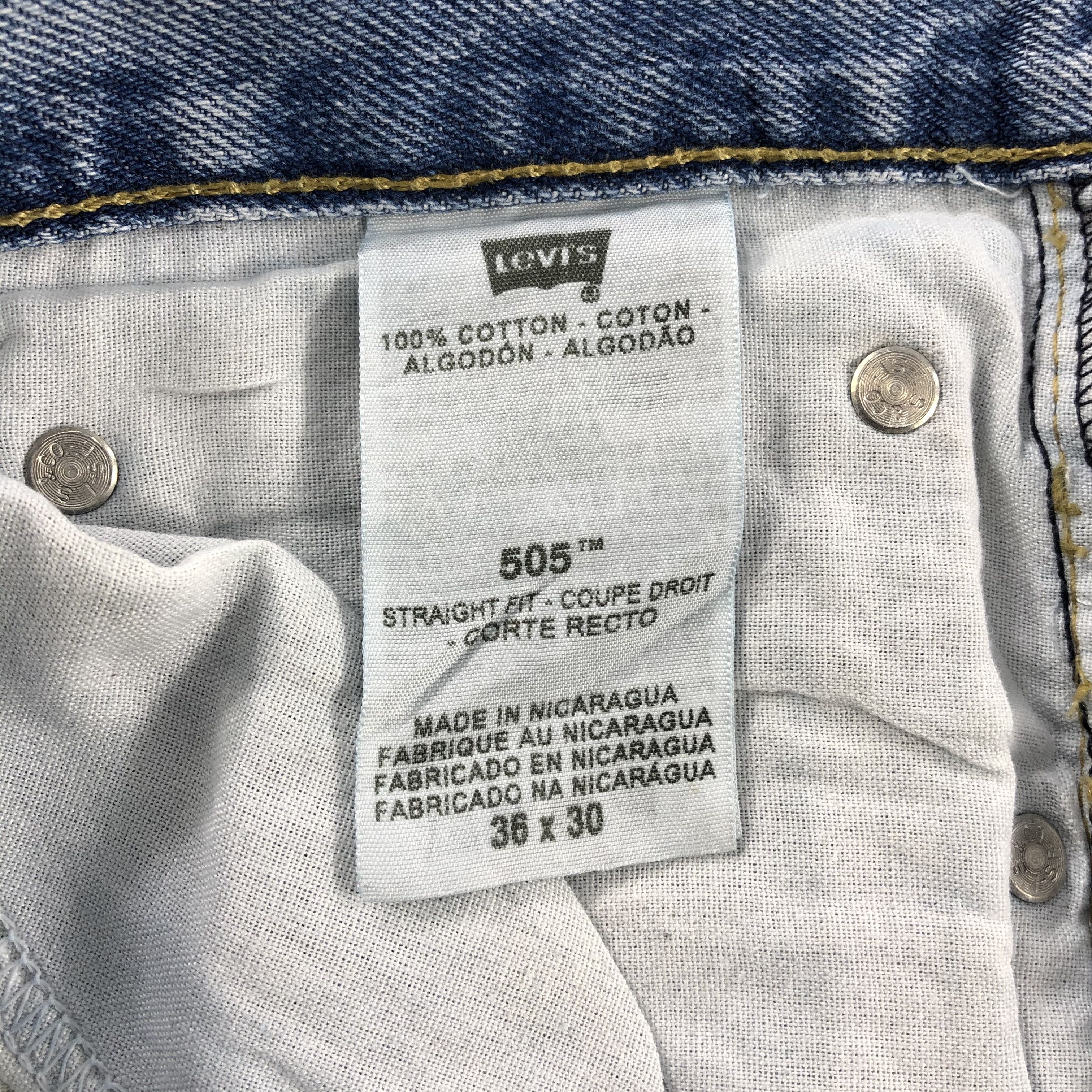 Levi's Light Wash Vintage Levis 505 Jeans-J1162 Size US 36 / EU 52 - 10 Thumbnail