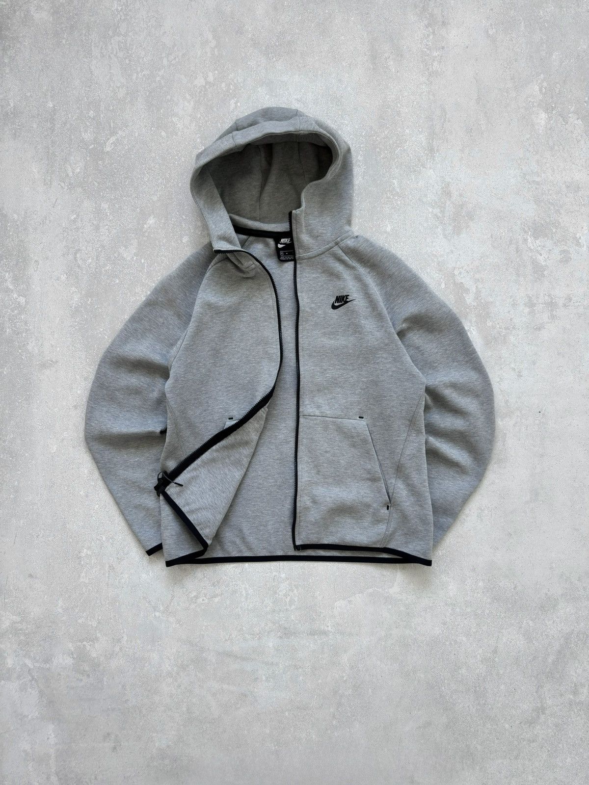 Nike Nike Tech Fleece 2019 Full Zip Gray Hoodie Drill Logo Size US M / EU 48-50 / 2 - 1 Thumbnail
