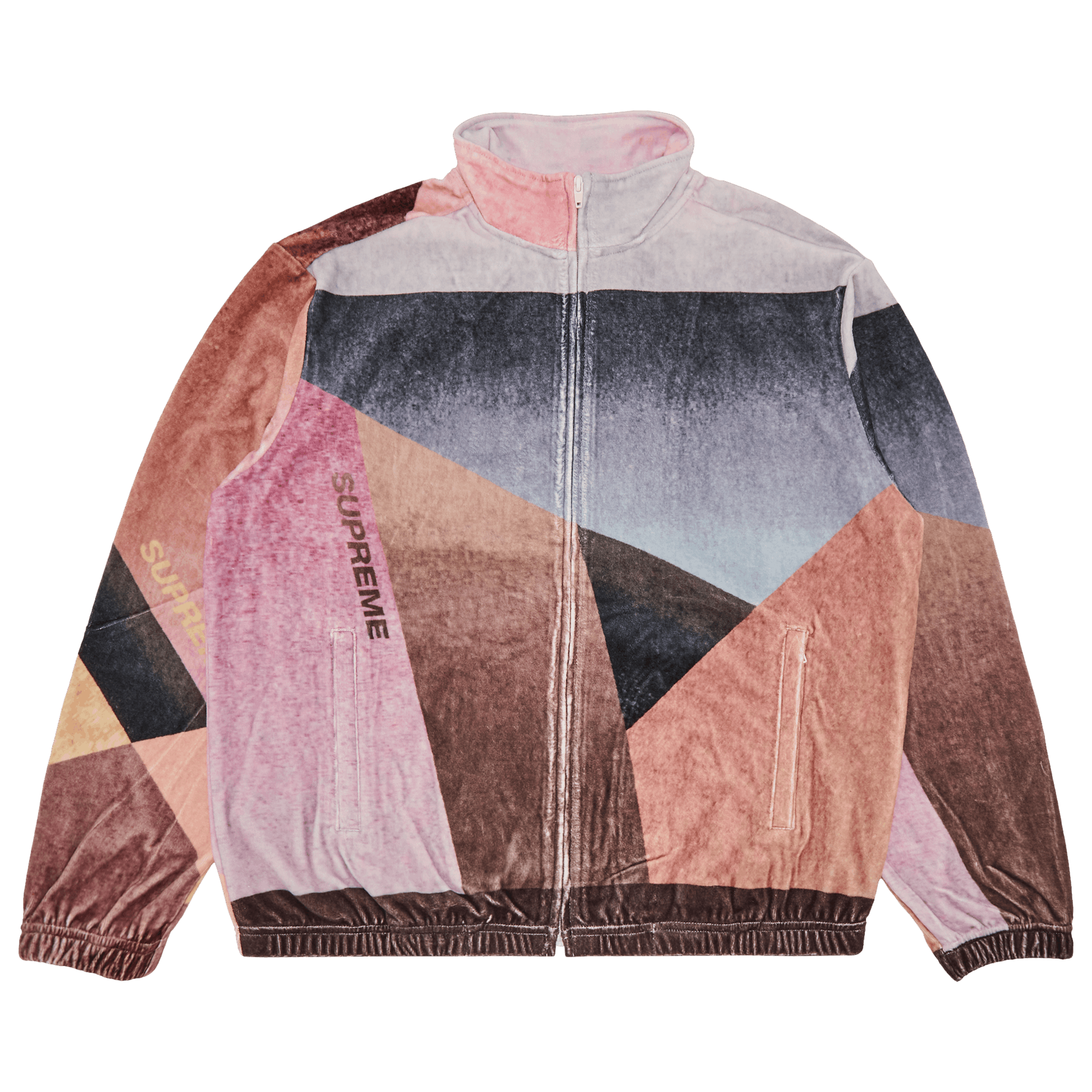Supreme Velour Track Jacket | Grailed