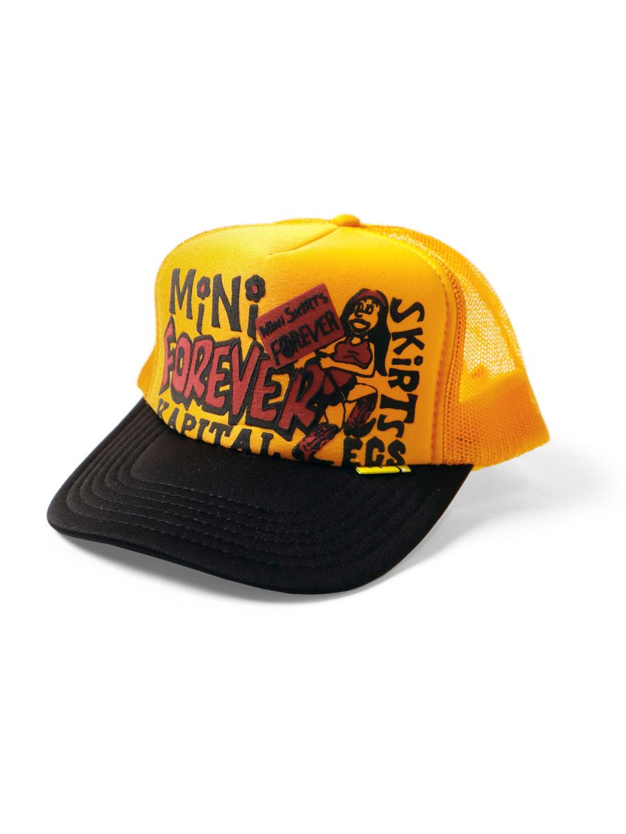 image of Kapital Legs Mini Skirts Forever Cap in Yellow, Men's