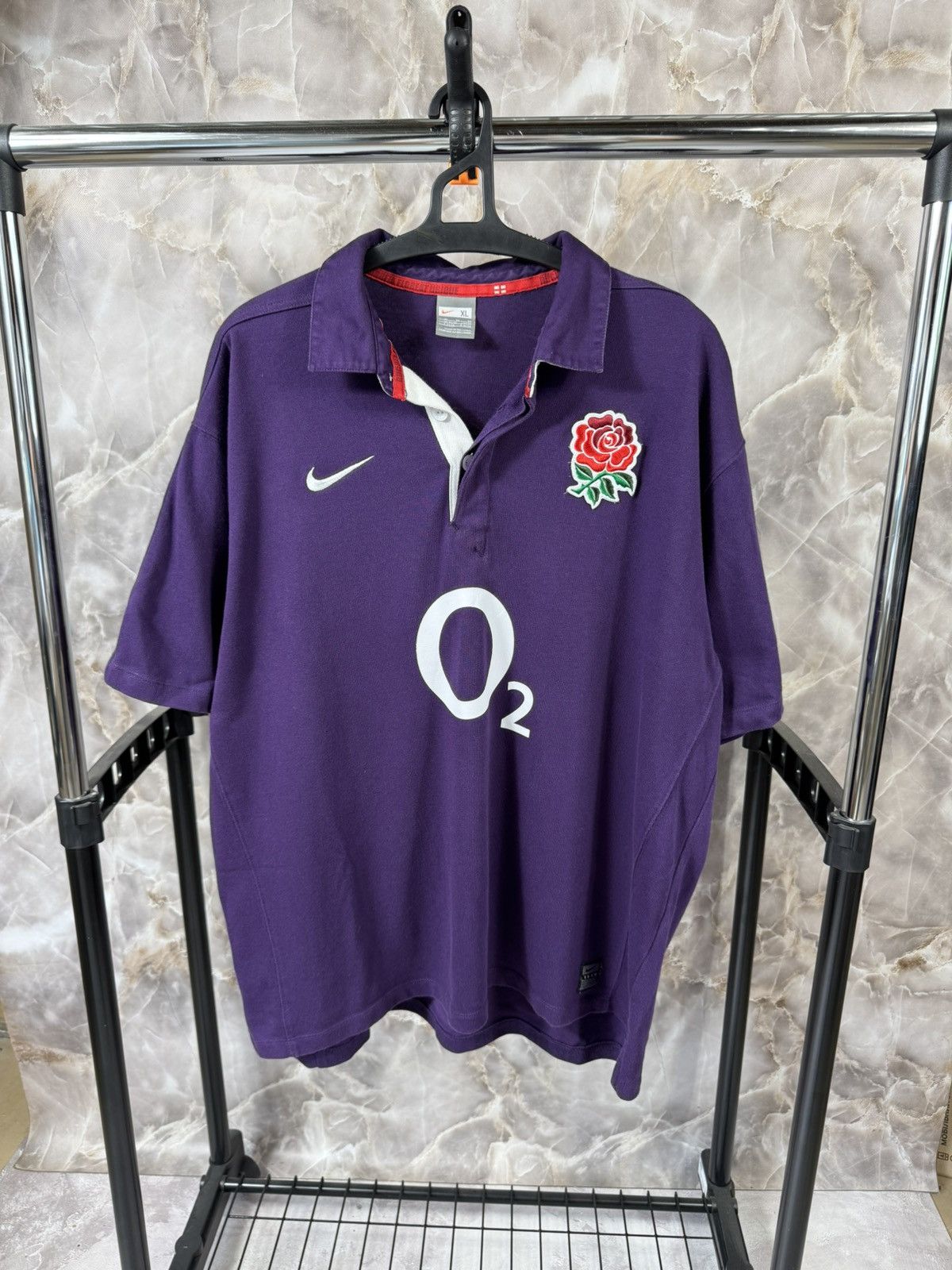 Vintage Vintage Nike England Polo Tee Size US XL / EU 56 / 4 - 2 Thumbnail