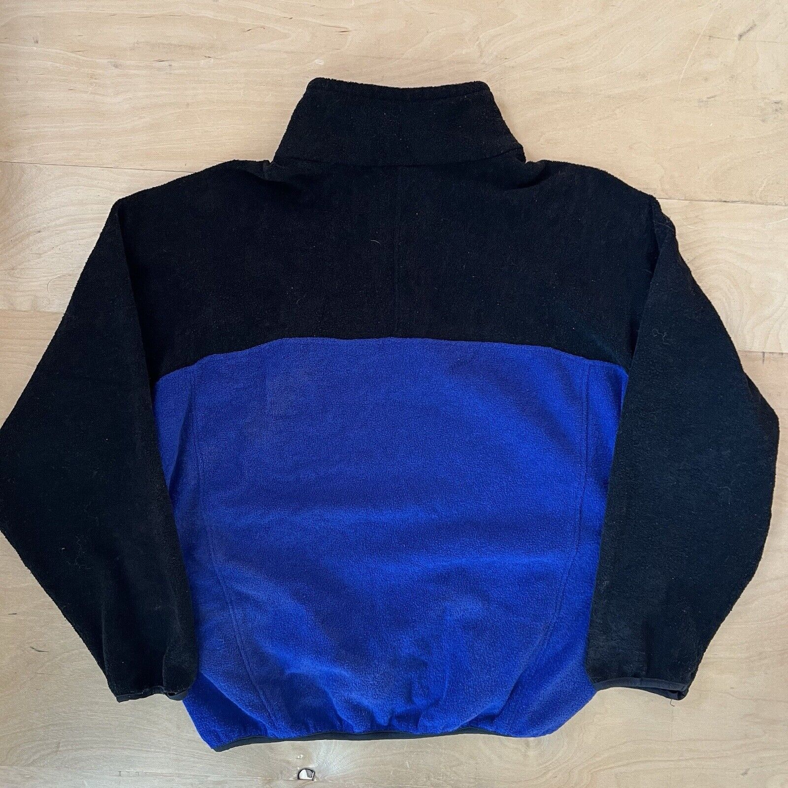 The North Face × Vintage Vintage North Face Jacket Blue Black 90s 1/4 Zip Lightweight Size US M / EU 48-50 / 2 - 9 Thumbnail