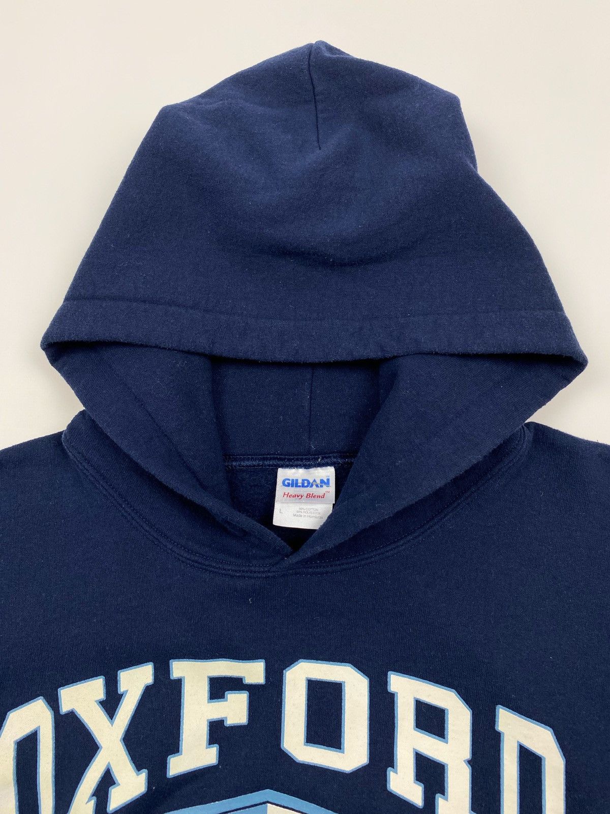 Vintage Y2K Vintage Oxford University Logo Boxy Hoodie Size US L / EU 52-54 / 3 - 4 Thumbnail