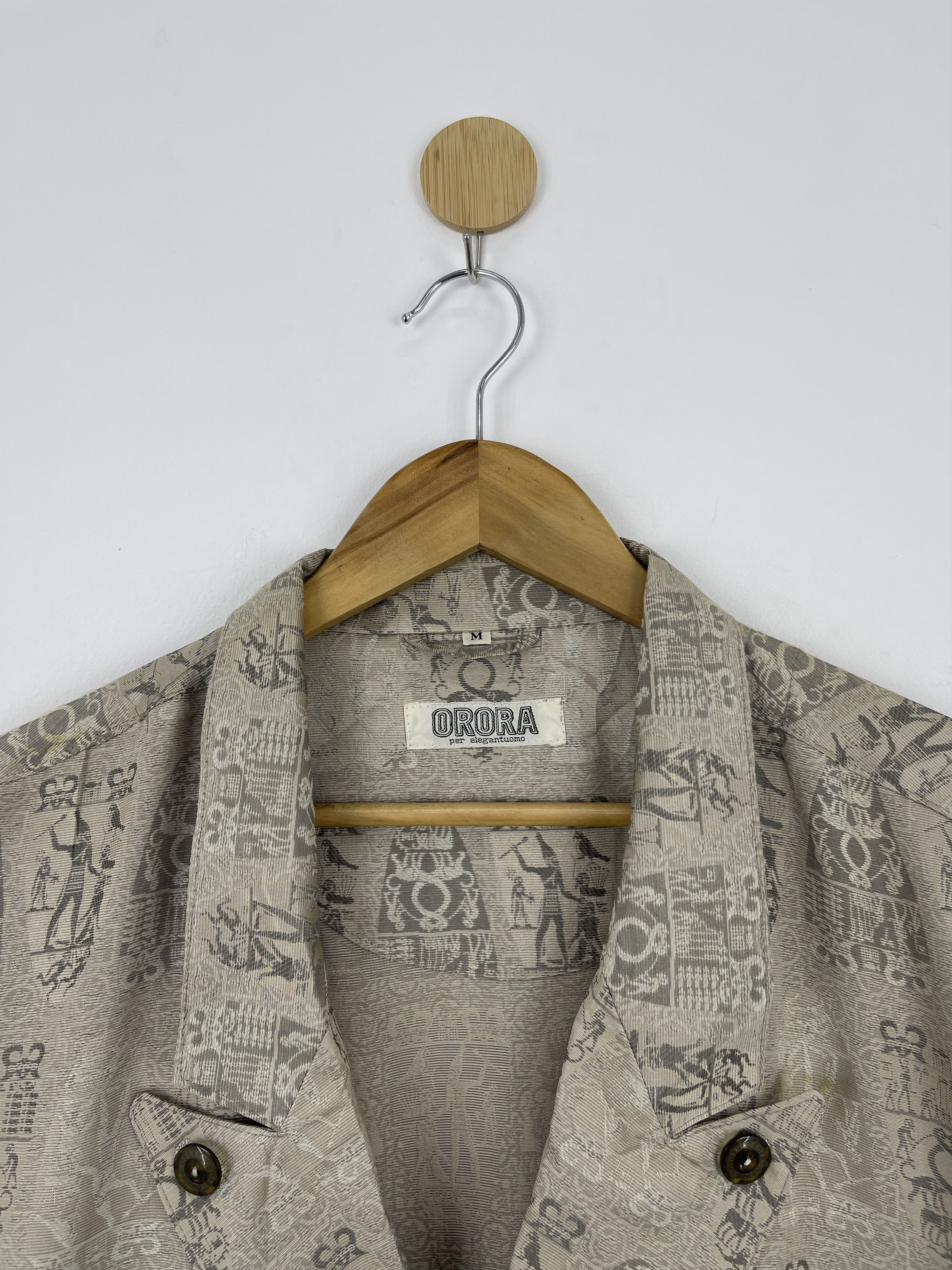Japanese Brand Vintage Japanese Brand Printed Button Up Jacket JA0005 Size US M / EU 48-50 / 2 - 9 Thumbnail