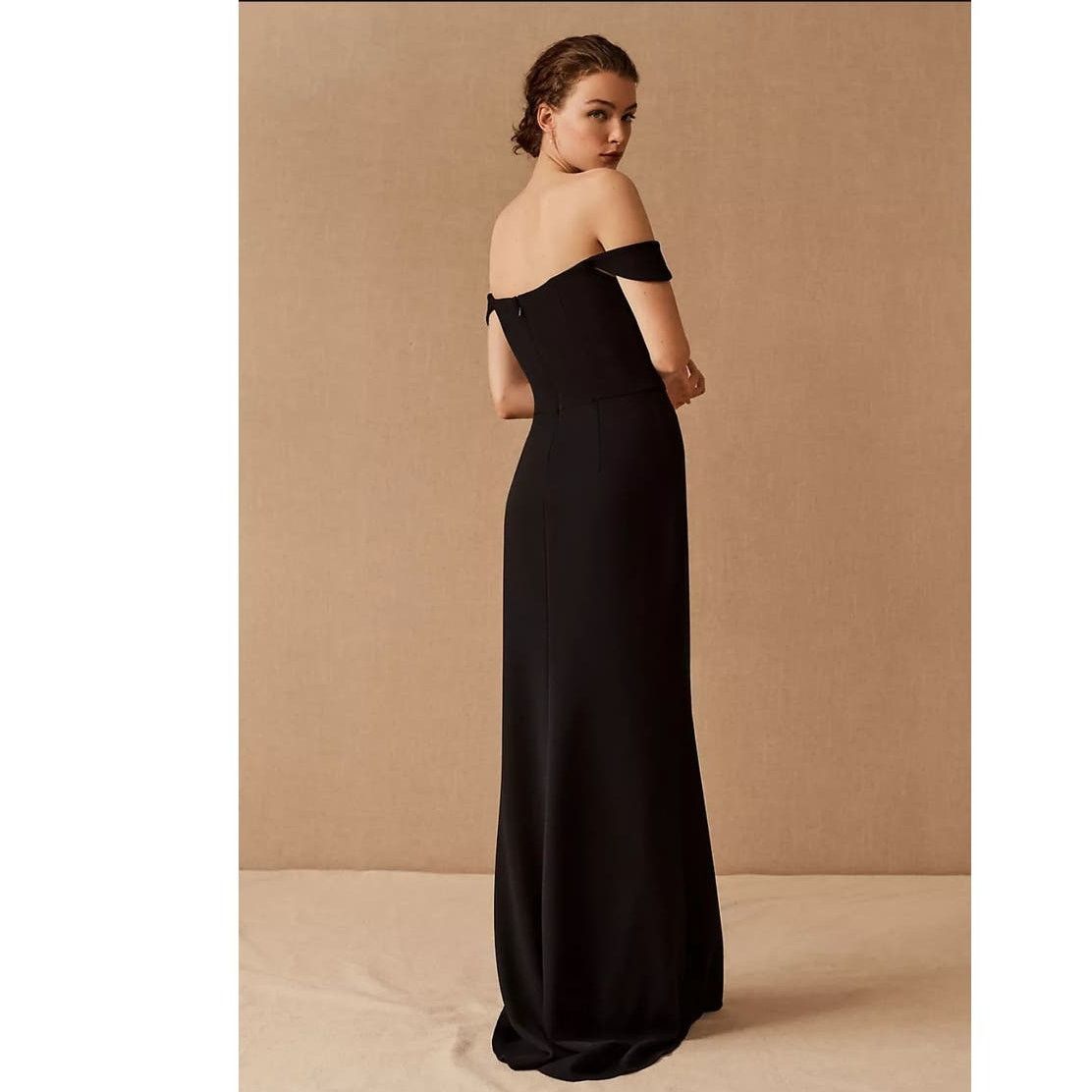 Anthropologie New Anthropologie BHLDN Rossi Crepe Maxi Dress $220 SIZE 16 Size XXL / US 16-18 / IT 52-54 - 3 Thumbnail