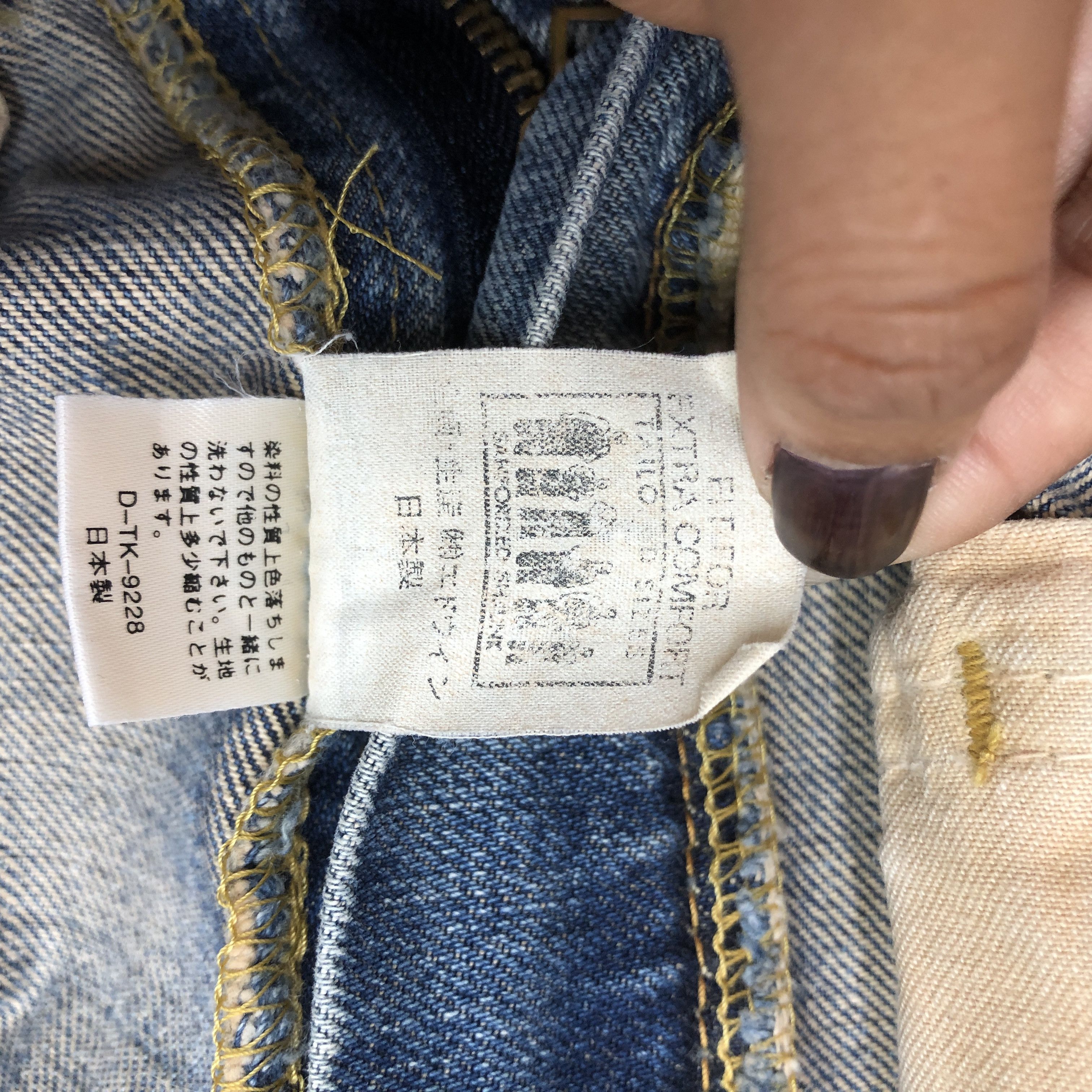 Lee Vintage 80s Lee Riders Selvedge Redline Mud Wash Jeans Denim Size US 30 / EU 46 - 12 Thumbnail