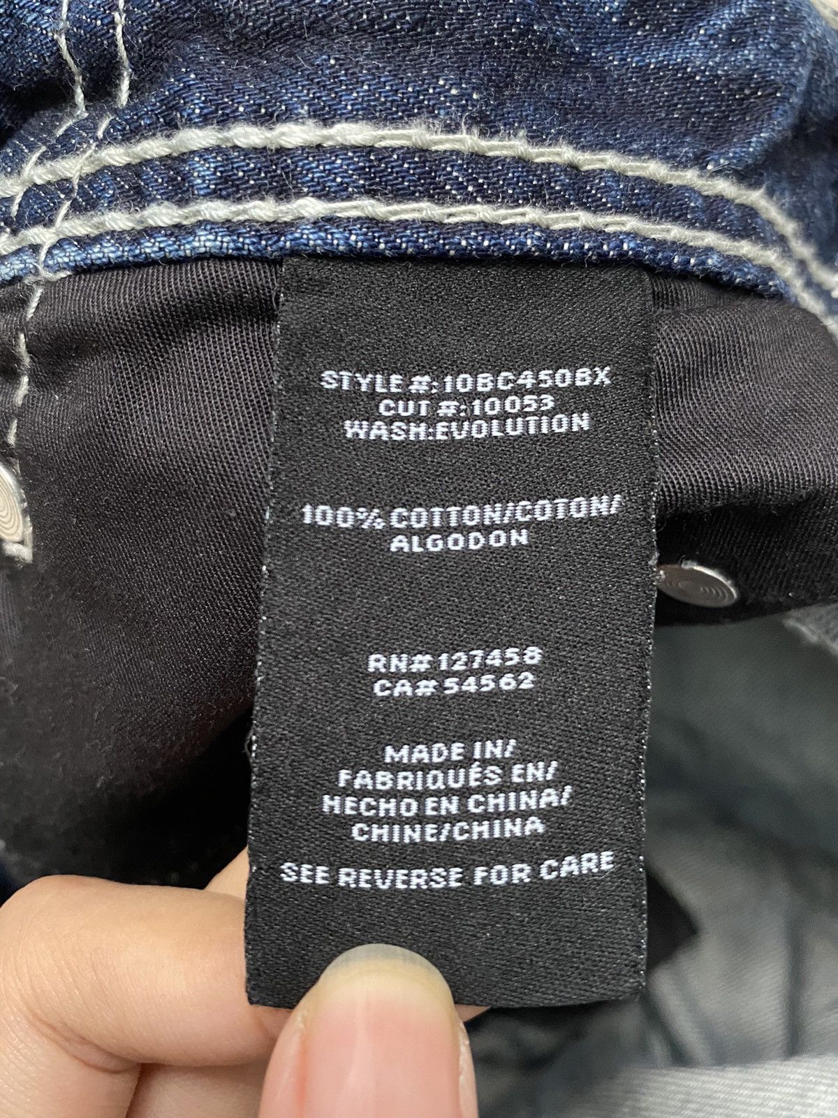 Affliction × If Six Was Nine Rare Vintage Afeliction Black Preminum Flared Jeans 2000s Size US 34 / EU 50 - 13 Thumbnail